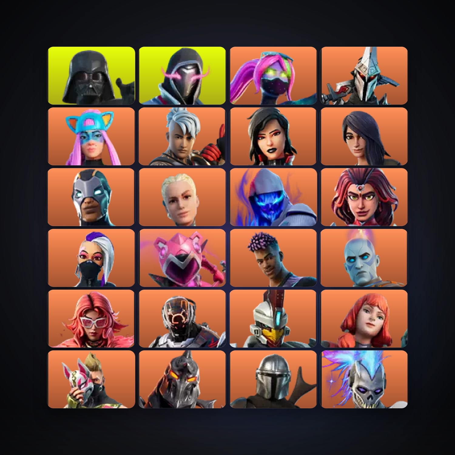 Galaxia — Eternal Knight — 450 skins — 500 V-Bucks — lvl 5661 — HabibiAccounts