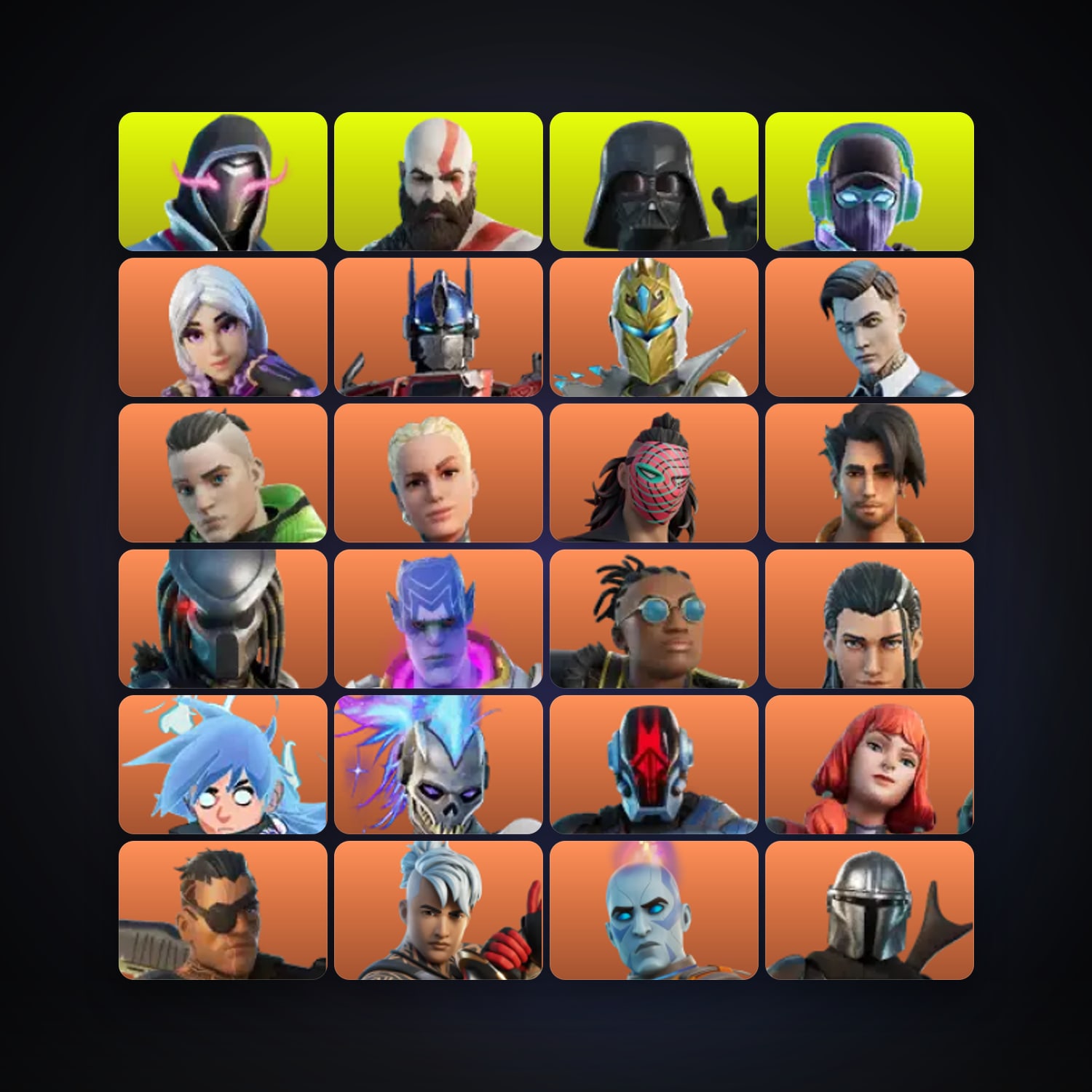 Fortnite locker — 229 skins — 750 V-Bucks — lvl 3902 — HabibiAccounts