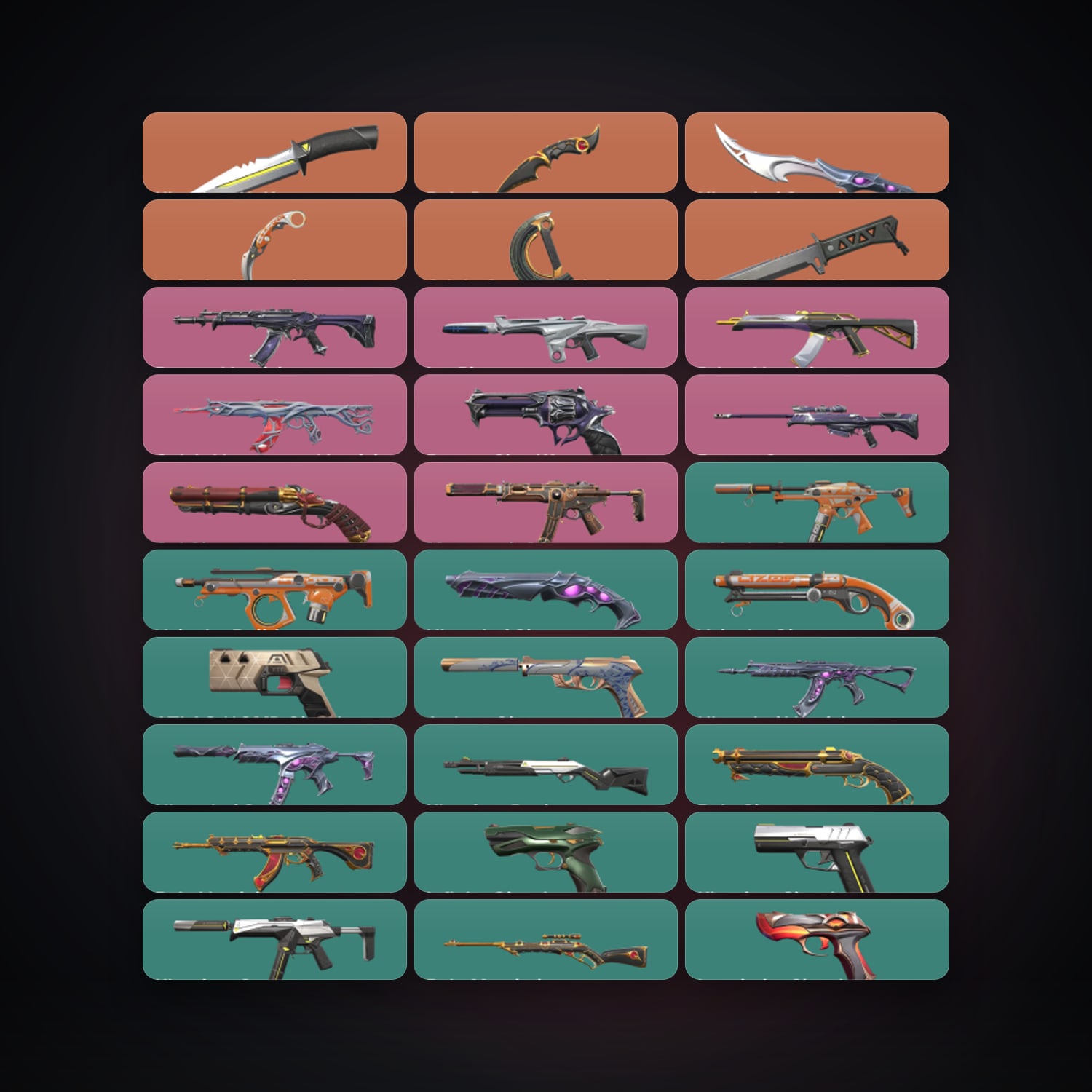 EU Ascendant 2 locker — 6 knives, 94 skins, lvl 372 — HabibiAccounts