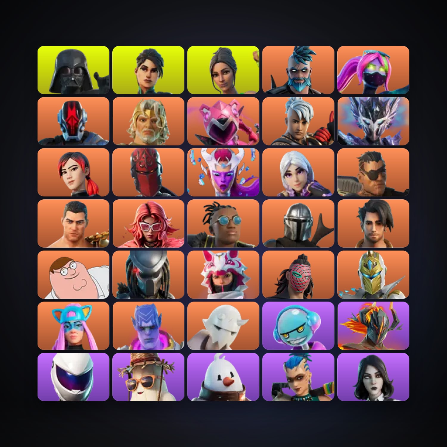Omegarok — Galaxia — 334 skins — 2.5K V-Bucks — lvl 3267 — HabibiAccounts