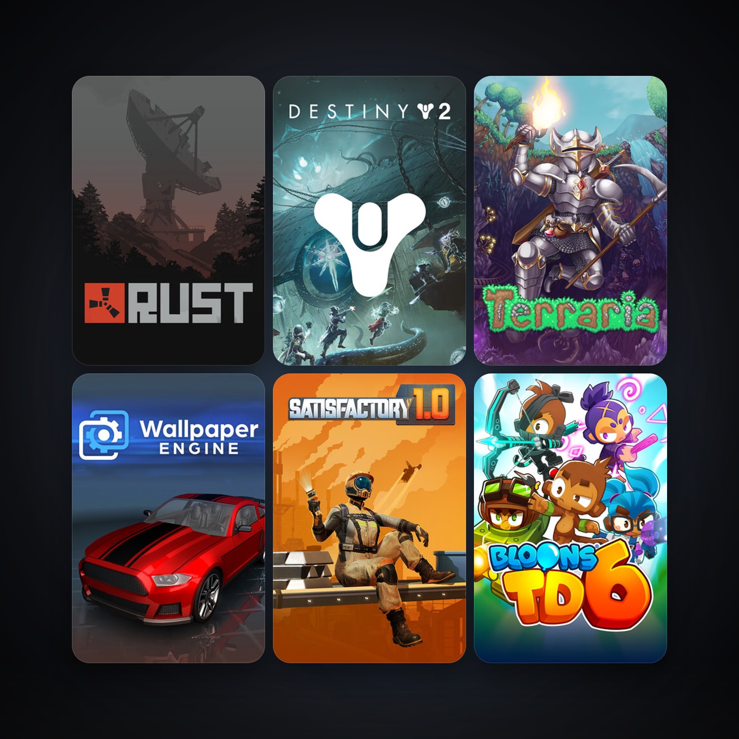 Terraria + Rust, 140 games, clean — HabibiAccounts
