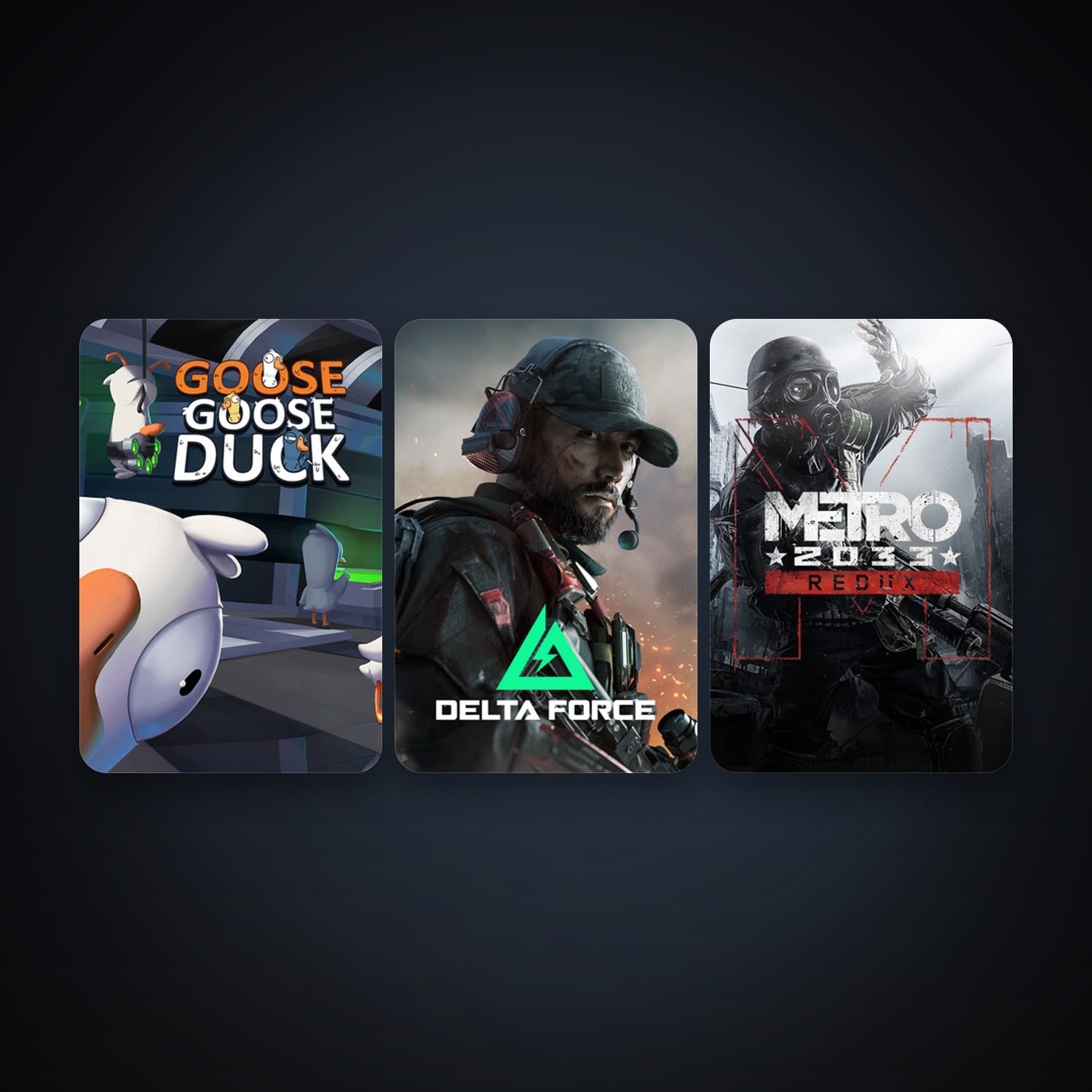 Metro 2033 Redux + Goose Goose Duck, 6 games, clean — HabibiAccounts