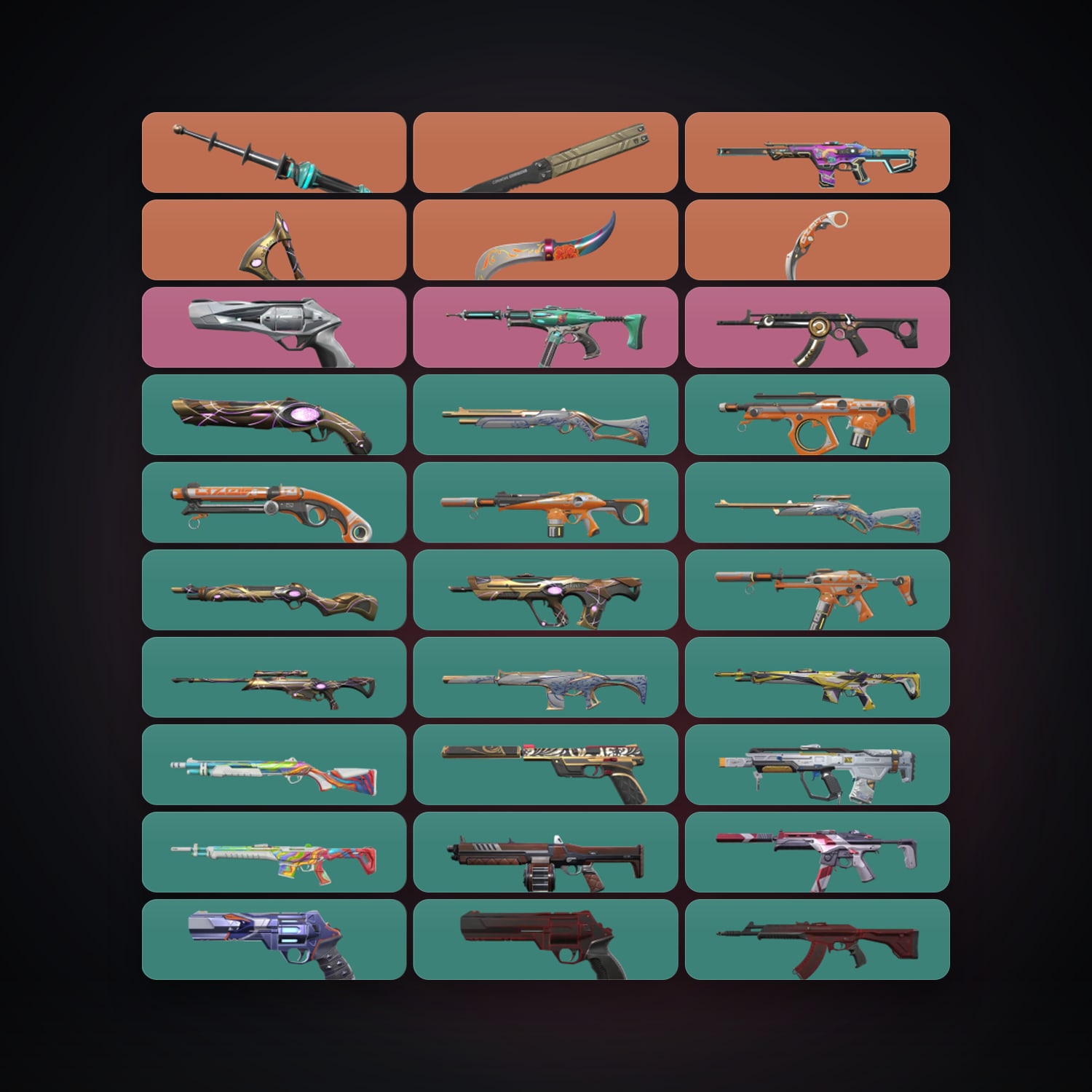 AP Diamond 1 locker — 5 knives, 51 skins, lvl 101 — HabibiAccounts