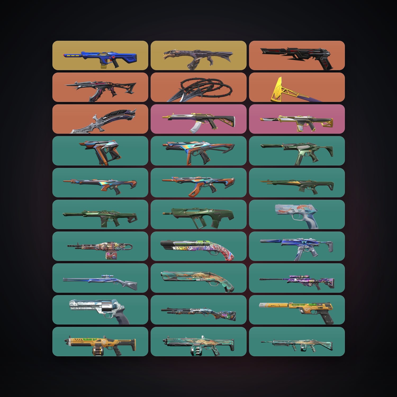 BR Plat 2 locker — 3 knives, 31 skins, lvl 59 — HabibiAccounts