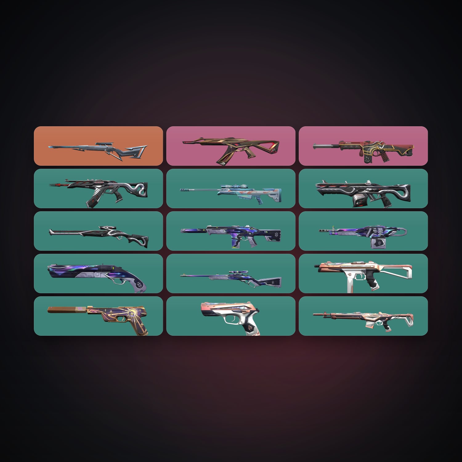 EU Bronze 3 locker — 15 skins, lvl 46 — HabibiAccounts