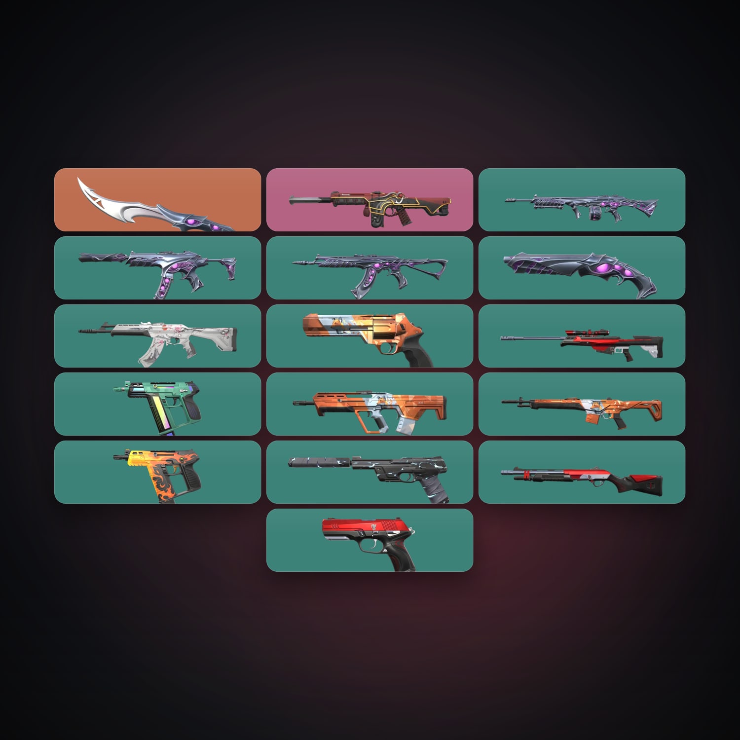 AP Silver 1 locker — 1 knives, 18 skins, lvl 58 — HabibiAccounts