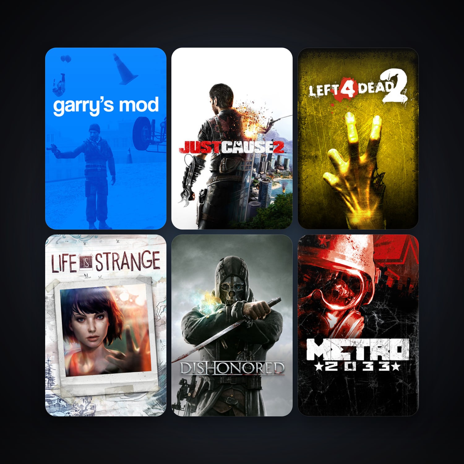 Left 4 Dead 2 + Garry's Mod, 48 games, clean — HabibiAccounts