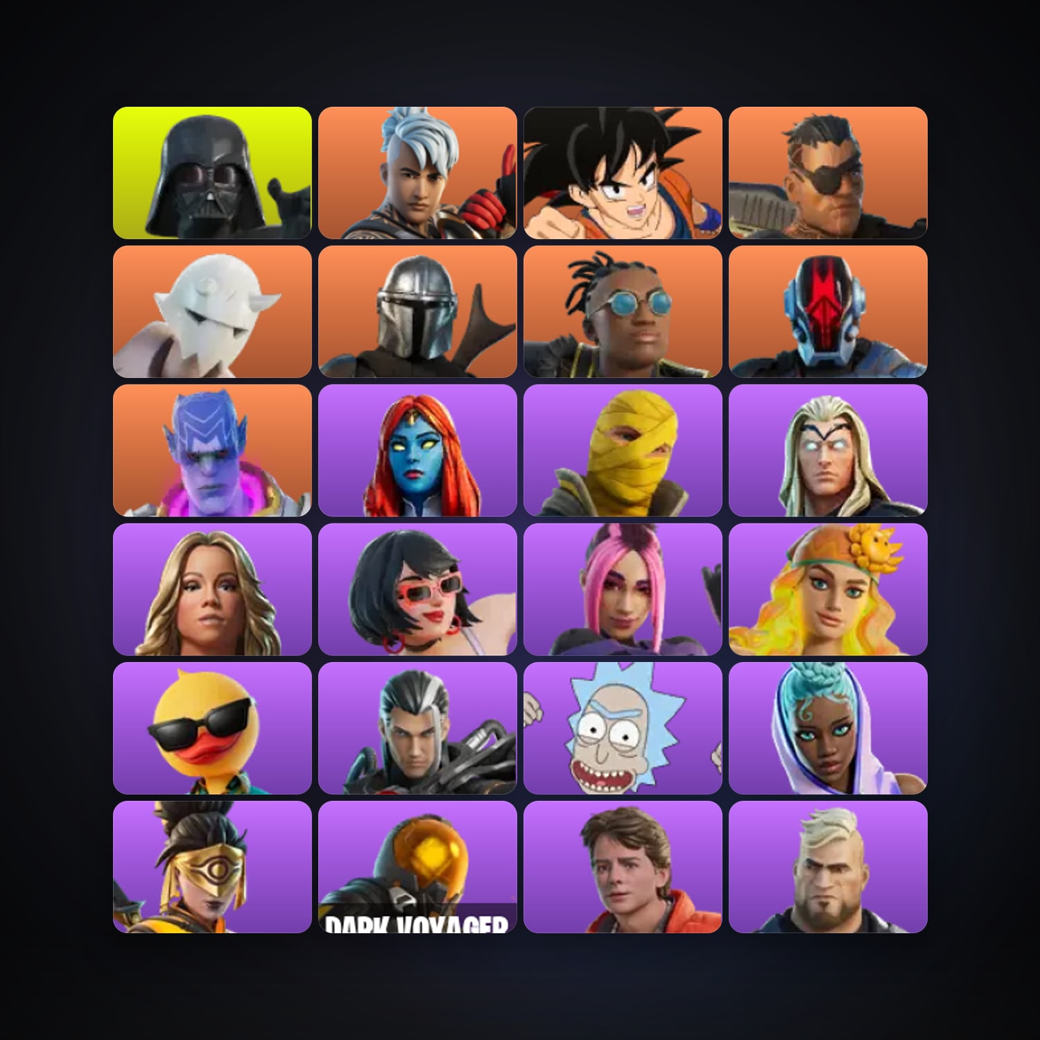 Ronin — Son Goku — 131 skins — 11.4K V-Bucks — lvl 1542 — HabibiAccounts