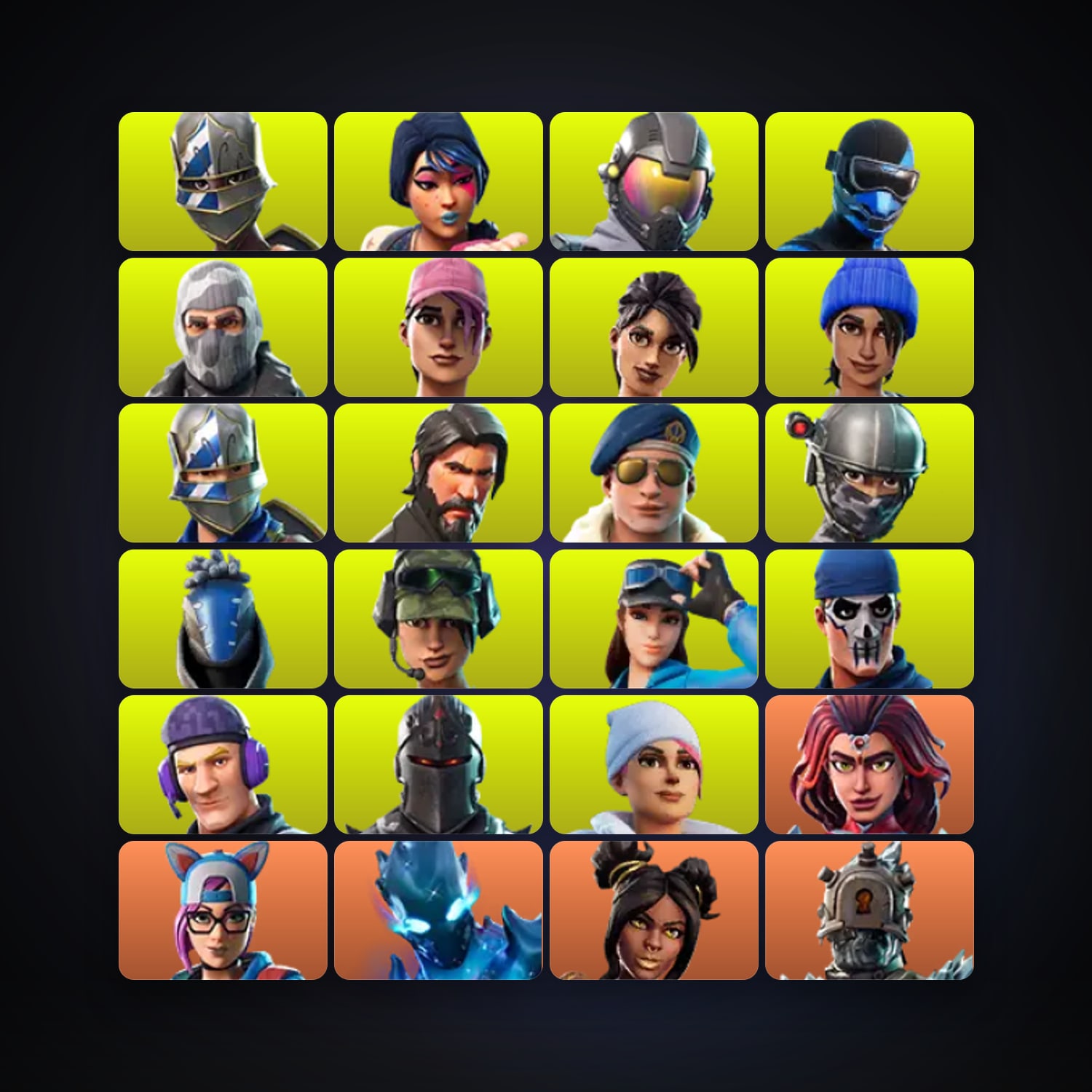 Valor — Lynx — 228 skins — 850 V-Bucks — lvl 2163 — HabibiAccounts