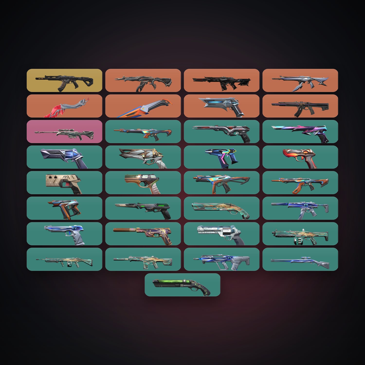 AP Plat 2 locker — 2 knives, 33 skins, lvl 346 — HabibiAccounts
