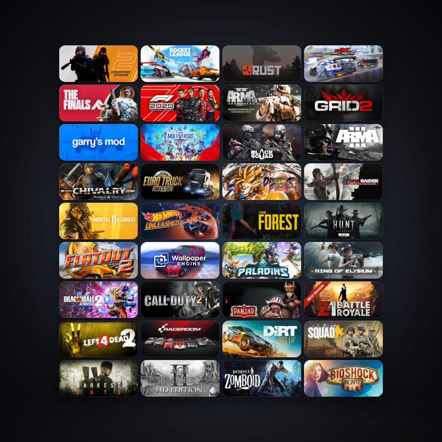 Steam 94 games, clean — HabibiAccounts