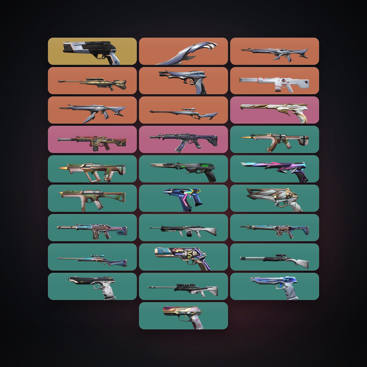 AP Silver 2 locker — 1 knives, 28 skins, lvl 99 — HabibiAccounts