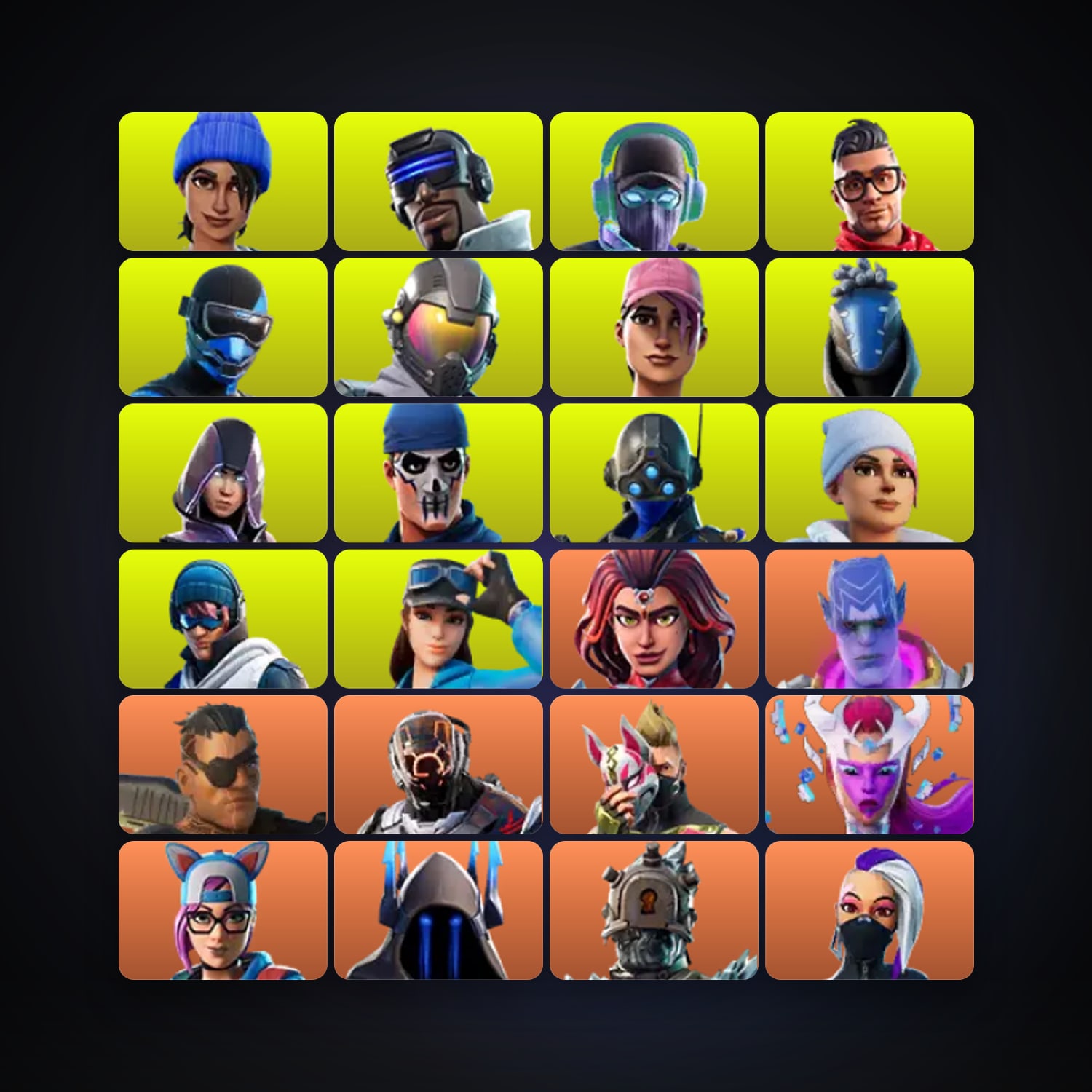 هالحساب فورتنايت Valor وKymera، اللوكر مليان 161 سكن، 650 فيبوكس، لفل 2420، 287 فوز — HabibiAccounts