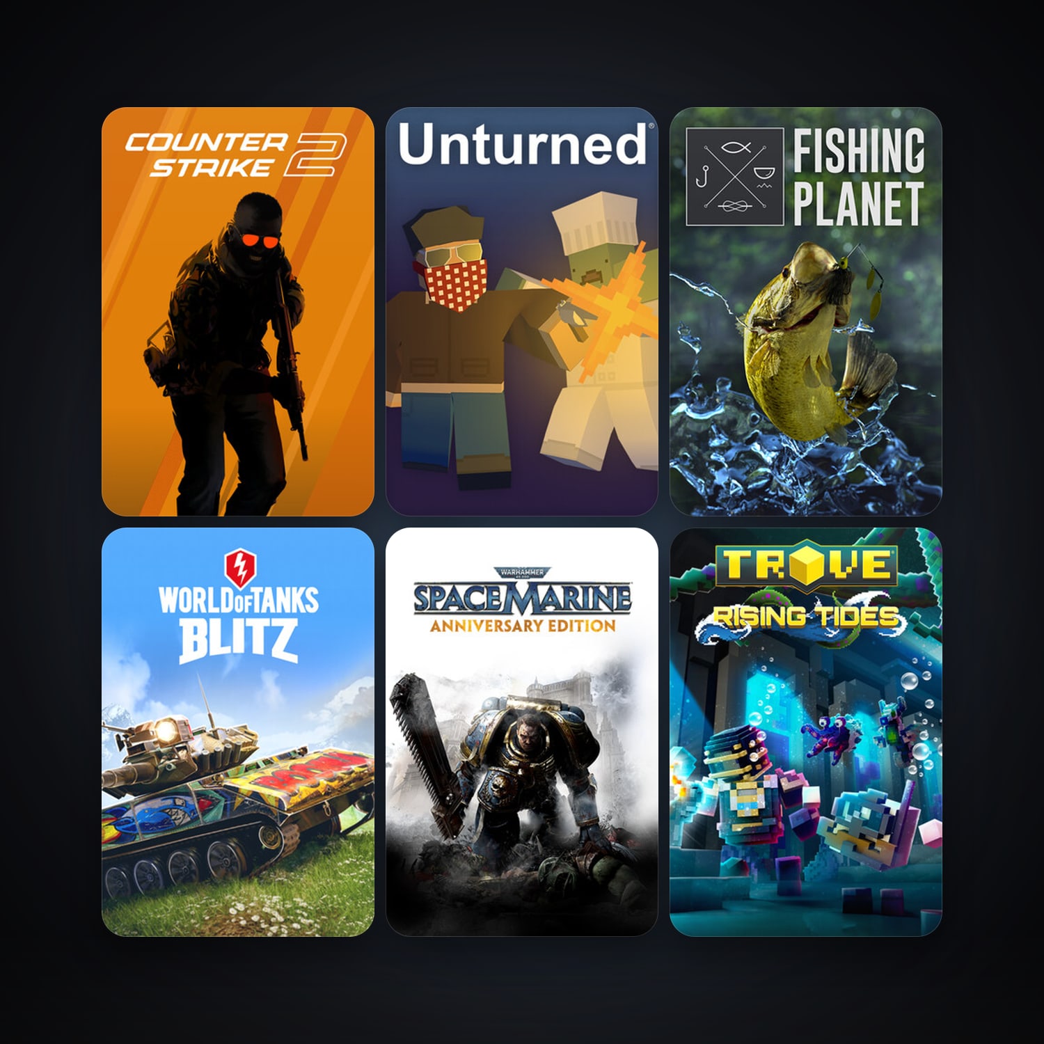 CS2 Prime + Warhammer 40,000: Space Marine, 13 games, clean — HabibiAccounts