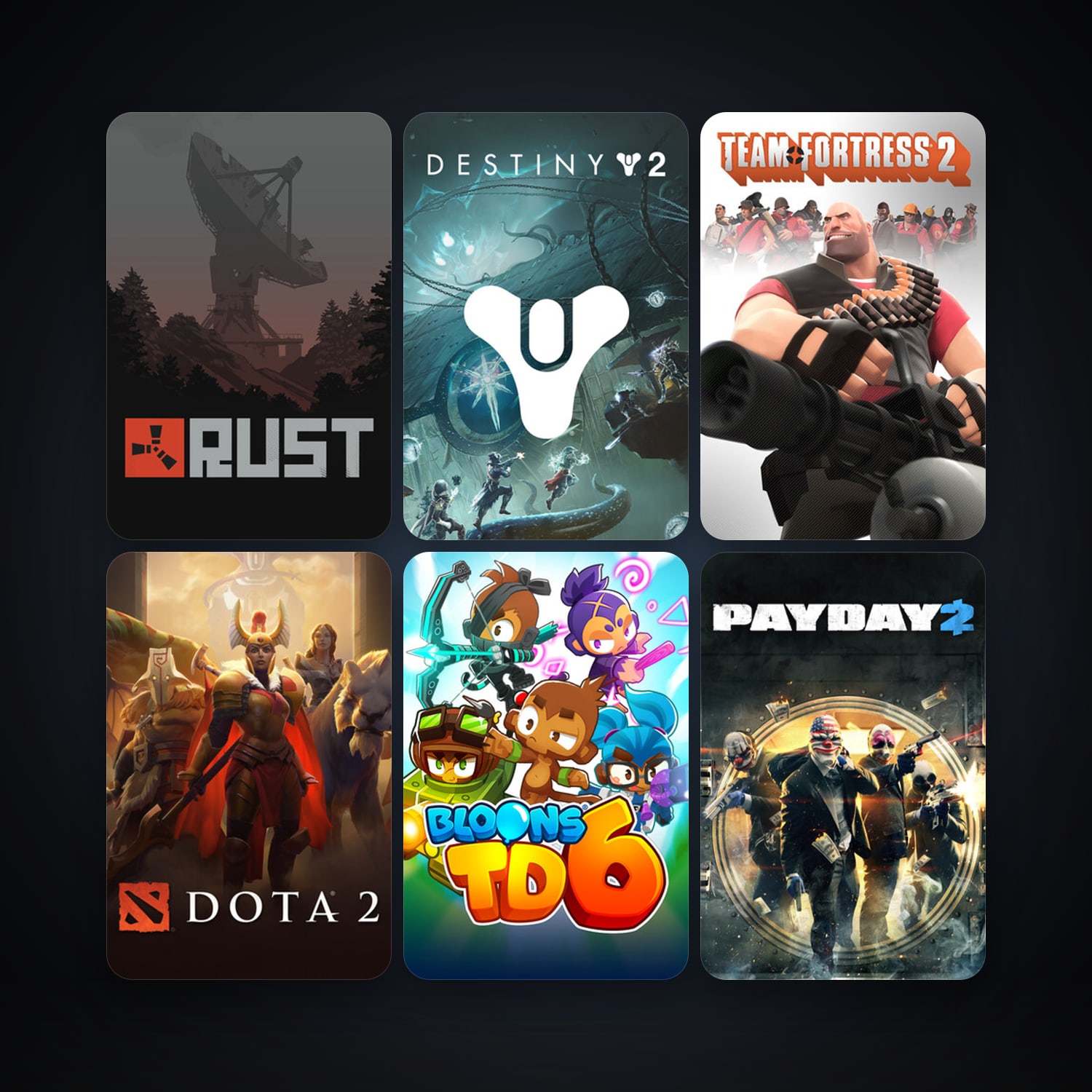Team Fortress 2 + Dota 2, 35 games, Steam 15, clean — HabibiAccounts