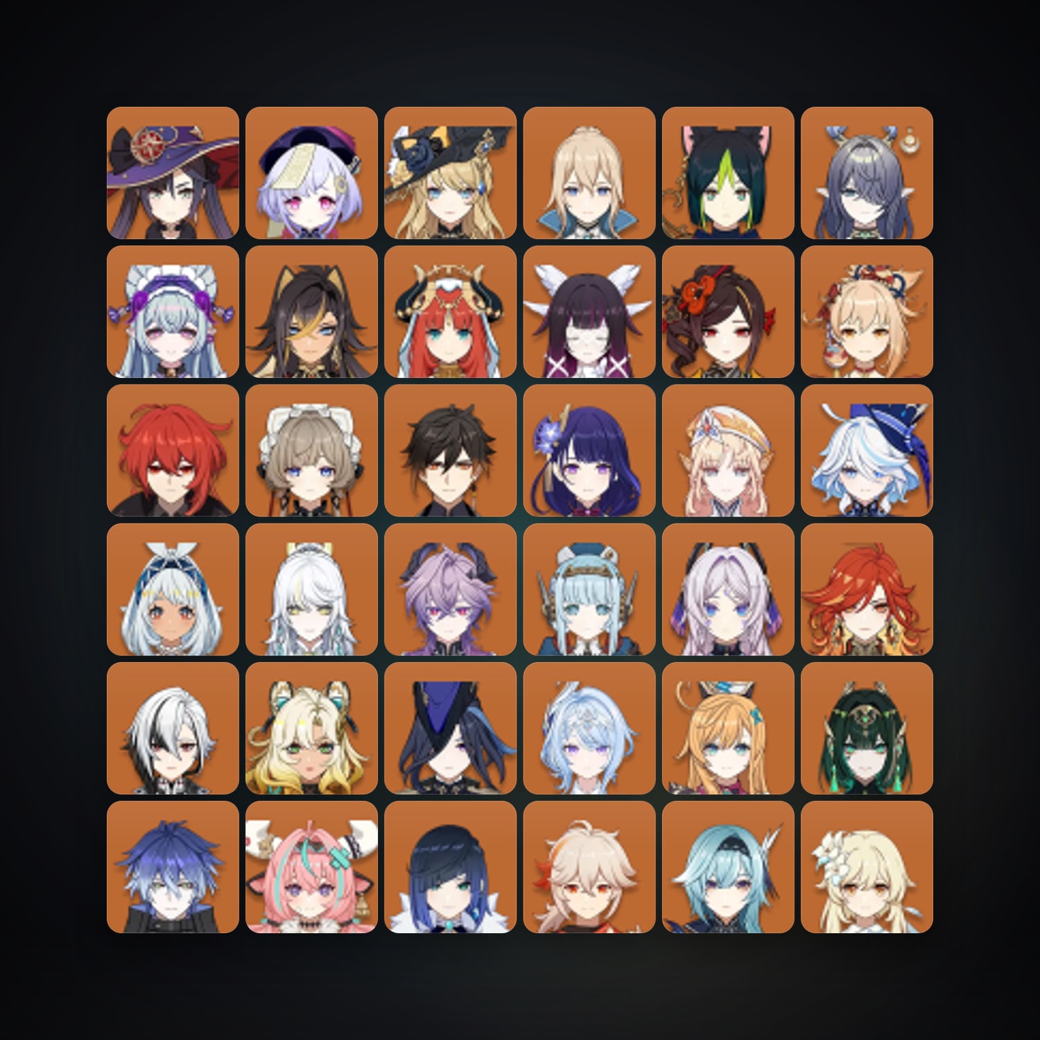 Genshin Impact | AR 60 | 88 Chars | 35× 5★ — Genshin / miHoYo Account · 260248072 — HabibiAccounts