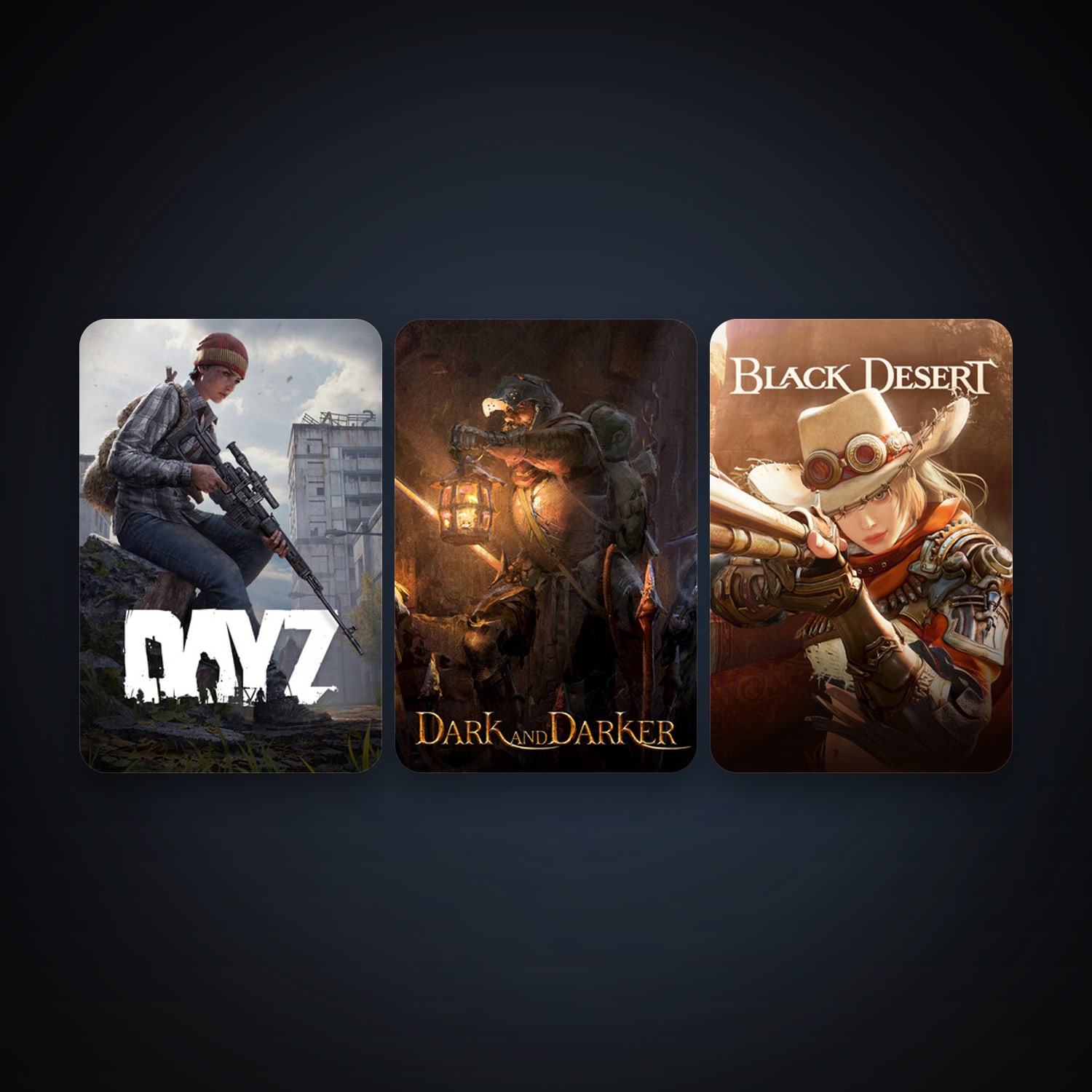 DayZ + Black Desert Online, 5 games, clean — HabibiAccounts