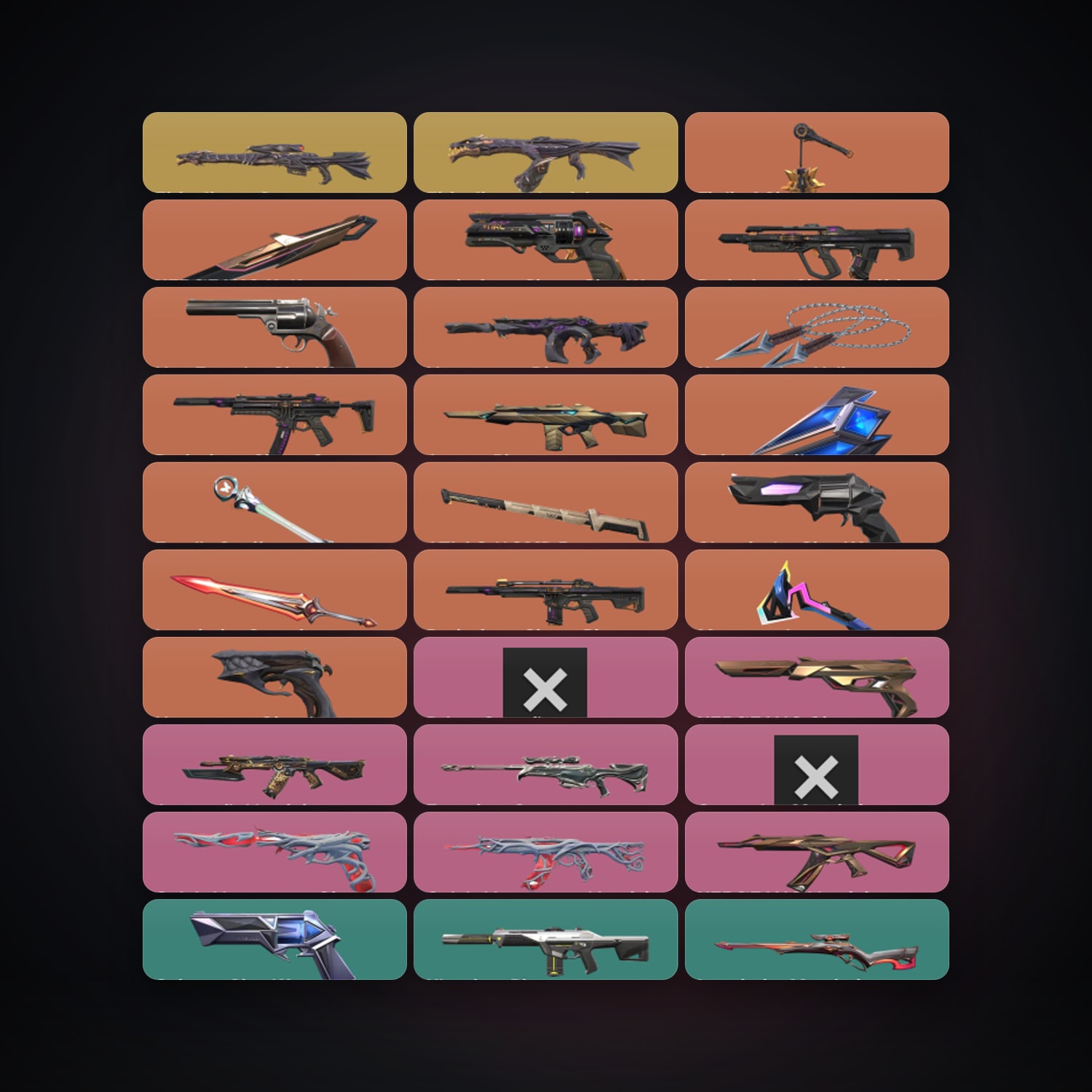 EU Plat 1 locker — 8 knives, 91 skins, lvl 112 — HabibiAccounts