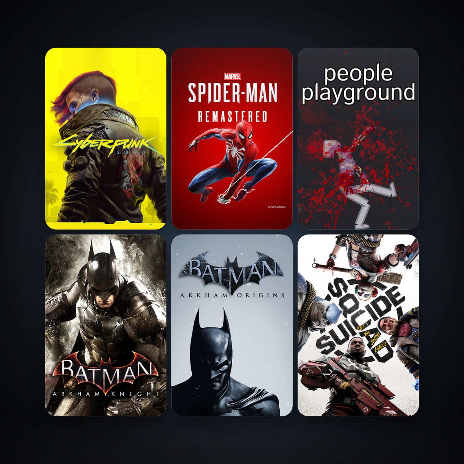 Batman: Arkham Knight + Batman: Arkham Origins, 138 games, Steam 13, clean — HabibiAccounts