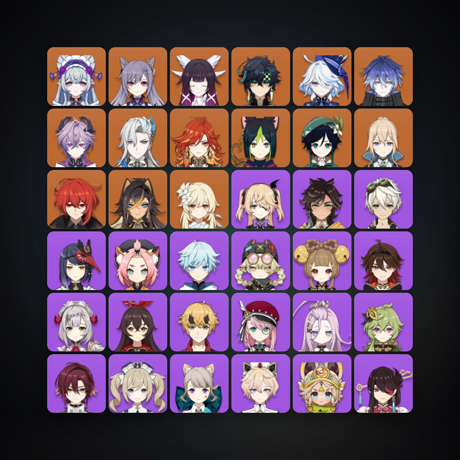 Genshin Impact | AR 58 | 59 Chars | 14× 5★ — Genshin / miHoYo Account — HabibiAccounts