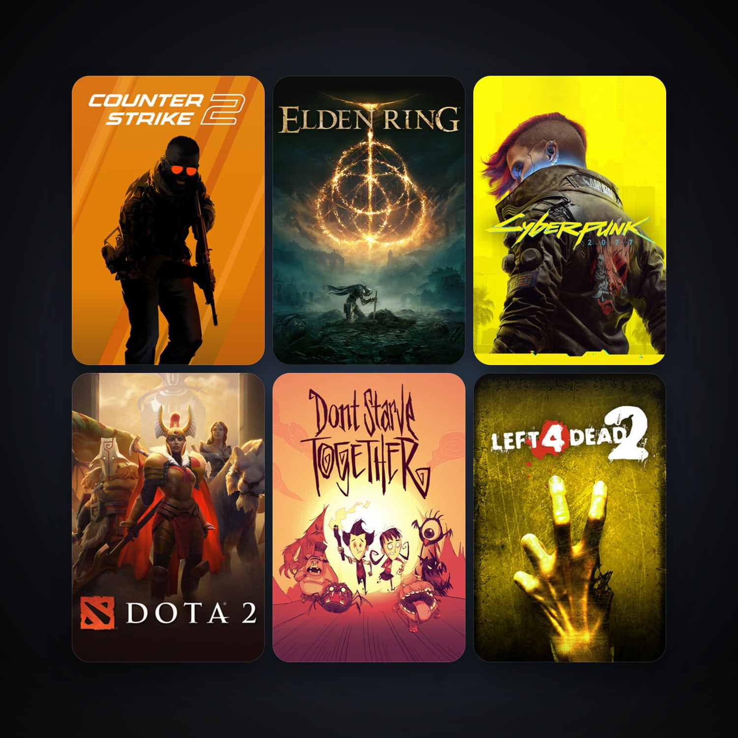 Left 4 Dead 2 + Dota 2, 37 games, Steam 10, clean — HabibiAccounts
