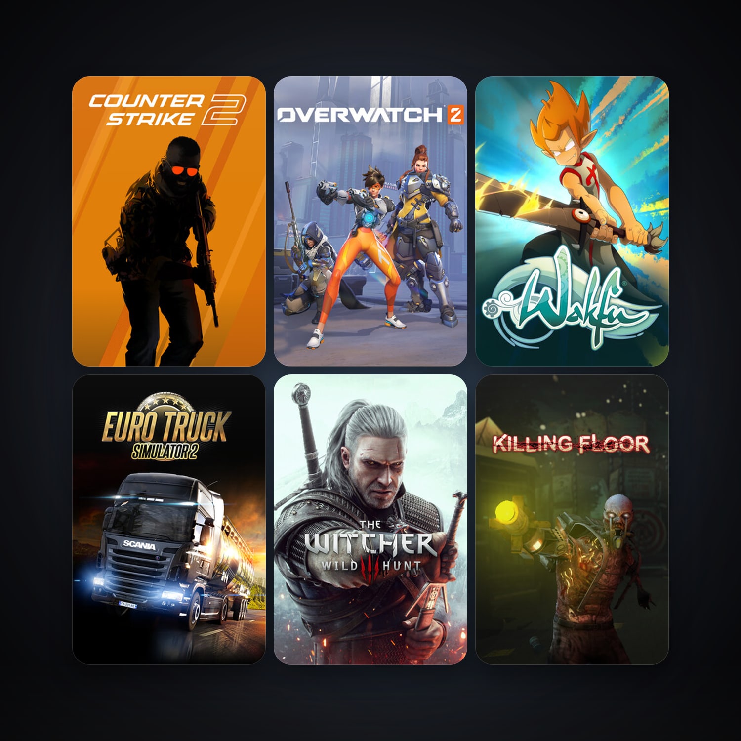 Killing Floor + WAKFU, 85 games, Steam 10, clean — HabibiAccounts