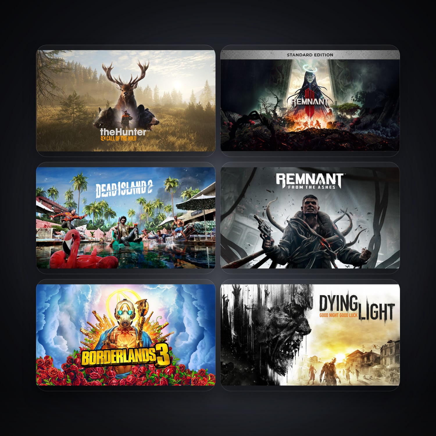 Epic theHunter: Call of the Wild + Remnant II — FR — 357 games — HabibiAccounts