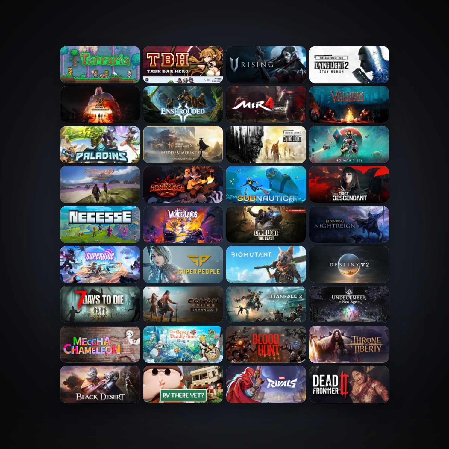 Terraria + State of Decay 2: Juggernaut Edition, 105 games, clean — HabibiAccounts