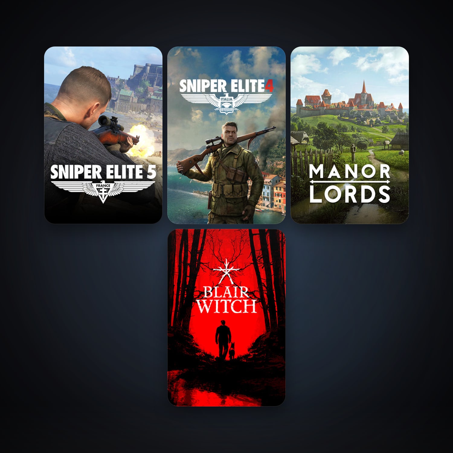 Sniper Elite 4 + Sniper Elite 5, 6 games, clean — HabibiAccounts