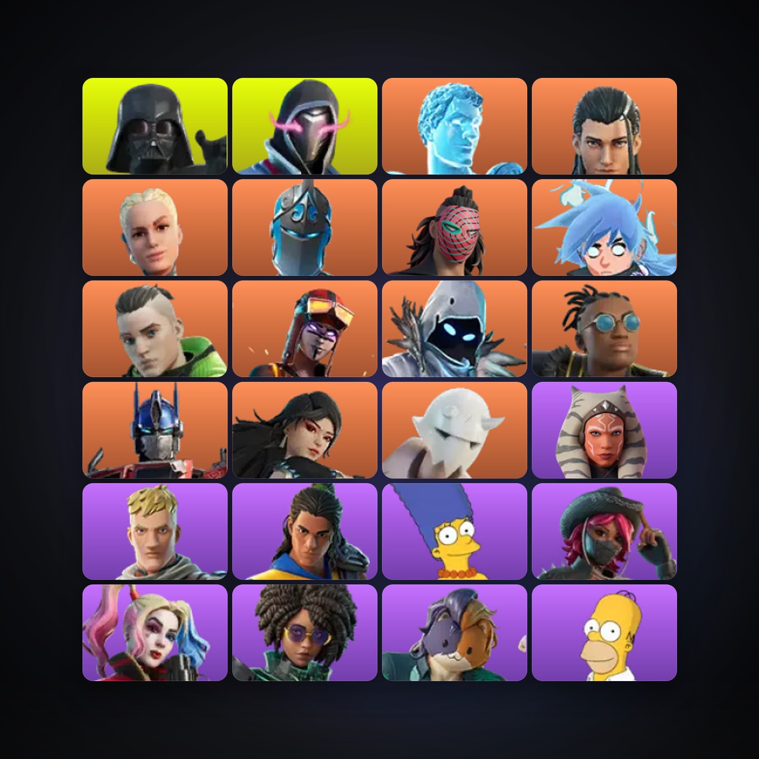 Fortnite locker — 158 skins — 250 V-Bucks — lvl 2139 — HabibiAccounts