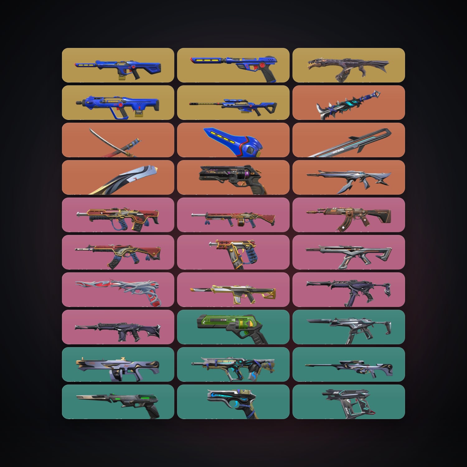 AP Plat 3 locker — 5 knives, 69 skins, lvl 300 — HabibiAccounts
