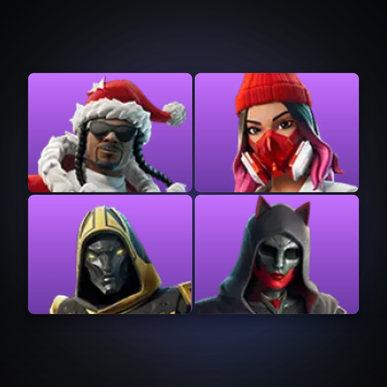 Santa Dogg — Yulejacket — 4 skins — 100 V-Bucks — lvl 285 — HabibiAccounts