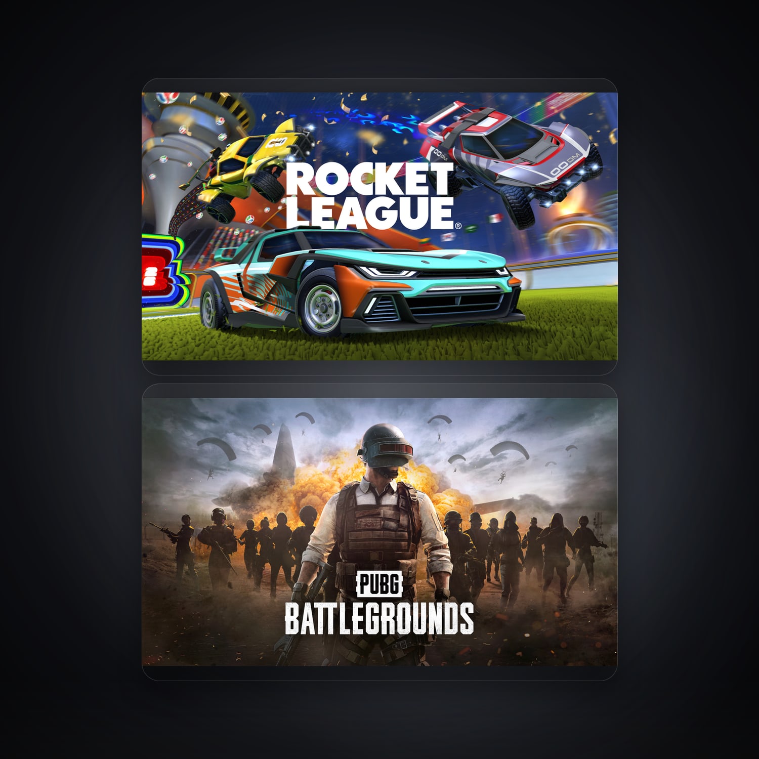 Epic Rocket League + PUBG: BATTLEGROUNDS — IN — HabibiAccounts