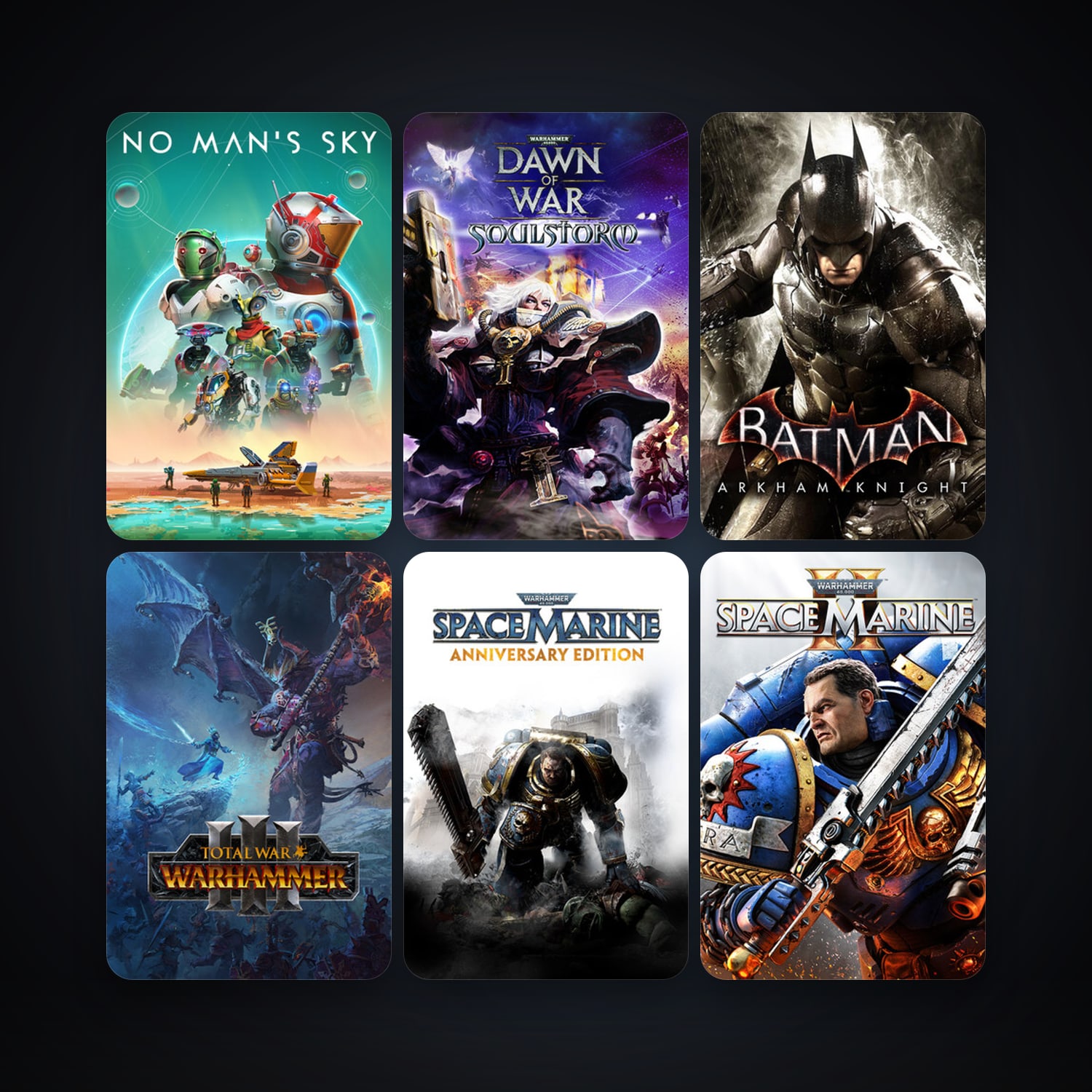 Warhammer 40,000: Dawn of War - Soulstorm + Warhammer 40,000: Space Marine, 47 games, Steam 10, clean — HabibiAccounts