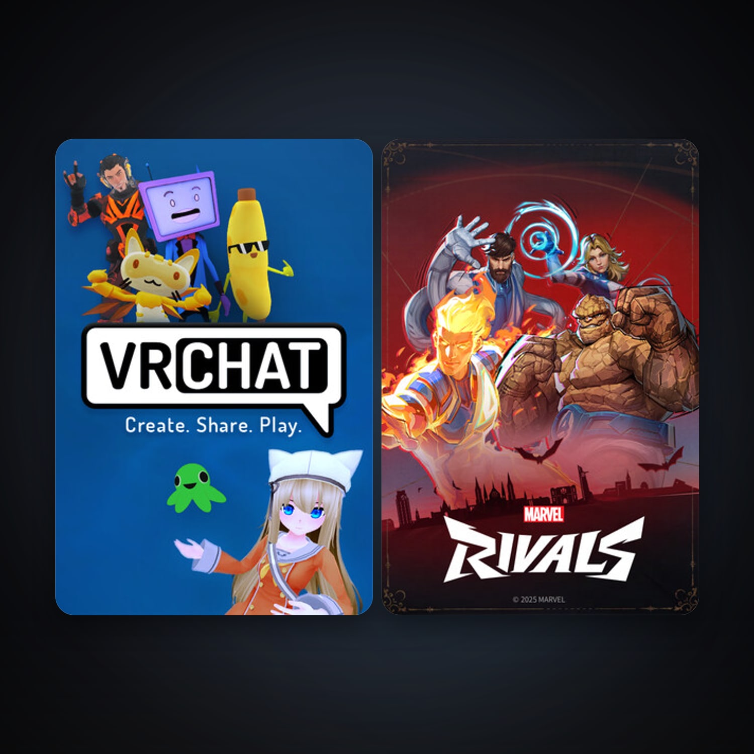 Free CS2 (No Prime) + VRChat, 8 games, clean — HabibiAccounts