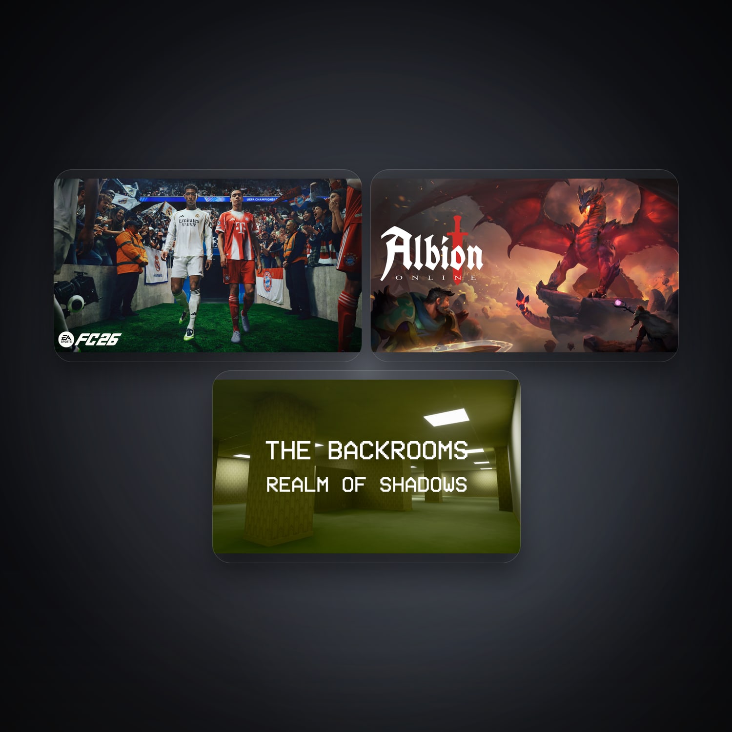 Epic EA SPORTS FC 26 + Albion Online — BR — 3 games — HabibiAccounts
