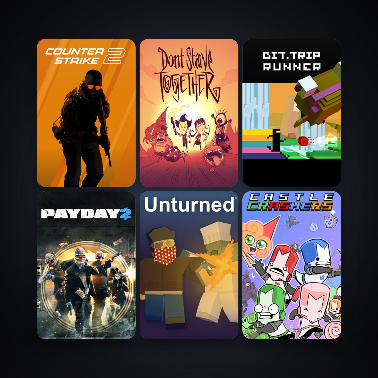 CS2 Prime + BIT.TRIP RUNNER, 106 games, Steam 11, clean — HabibiAccounts