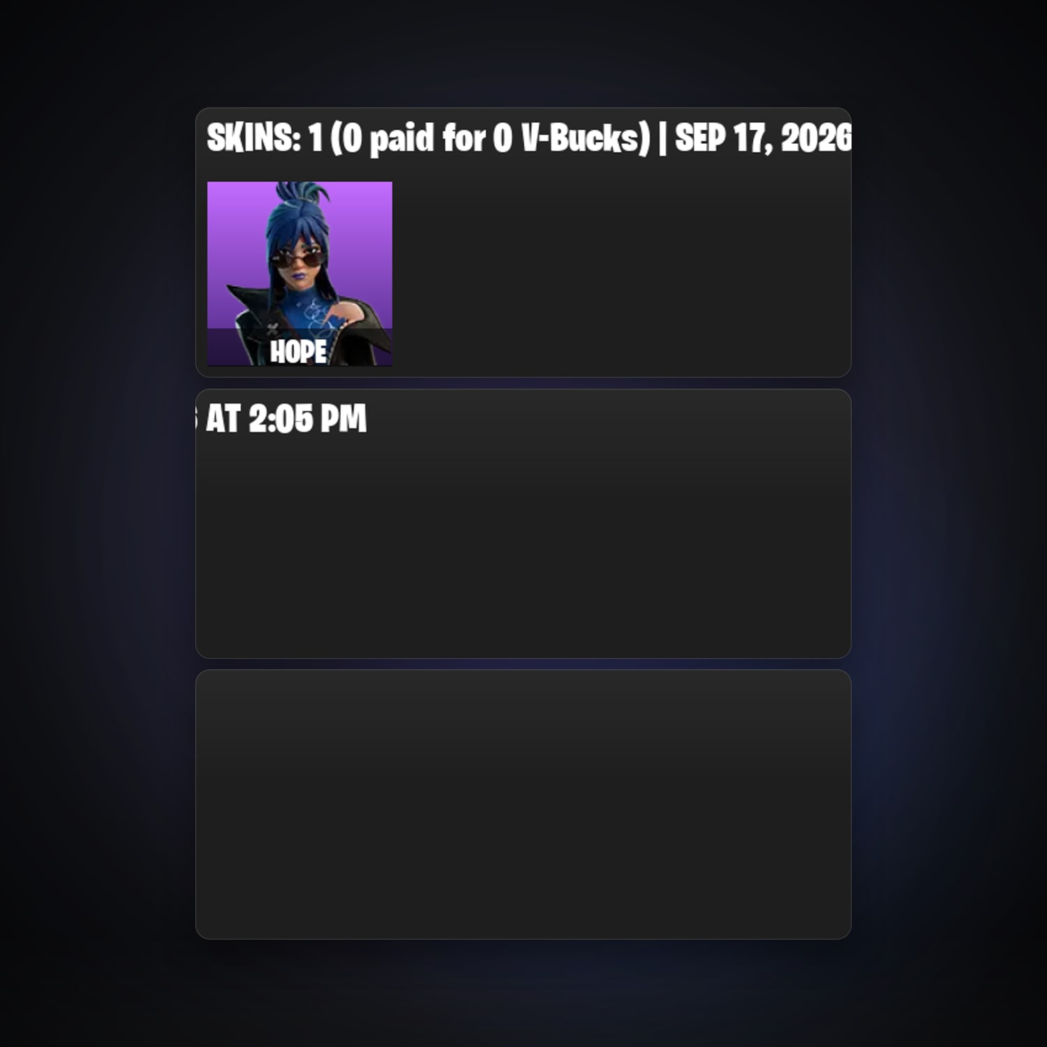 Hope — 1 skins — 650 V-Bucks — lvl 754 — HabibiAccounts
