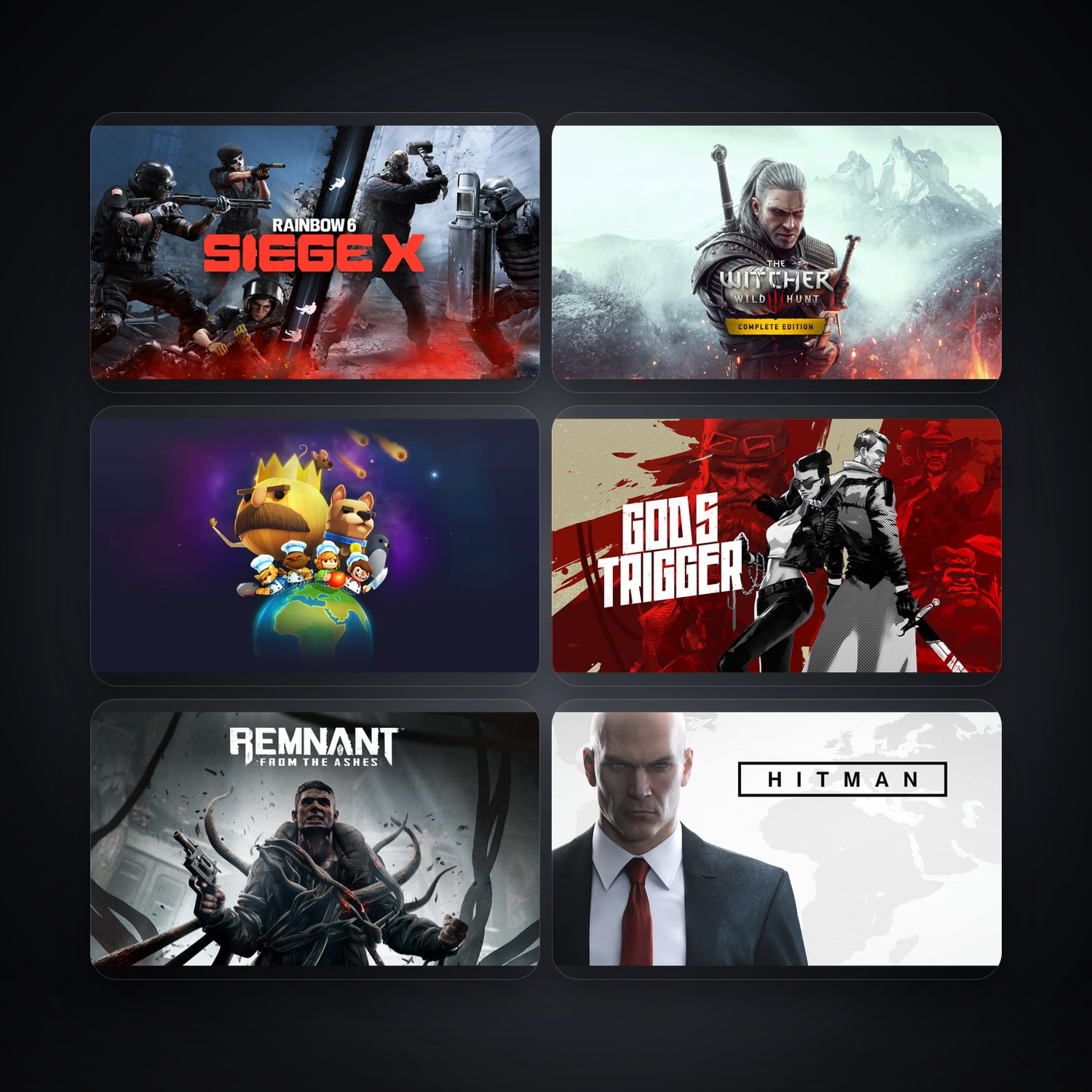Epic Tom Clancy’s Rainbow Six Siege + The Witcher 3: Wild Hunt - Game of the Year Edition — TR — 25 games — HabibiAccounts