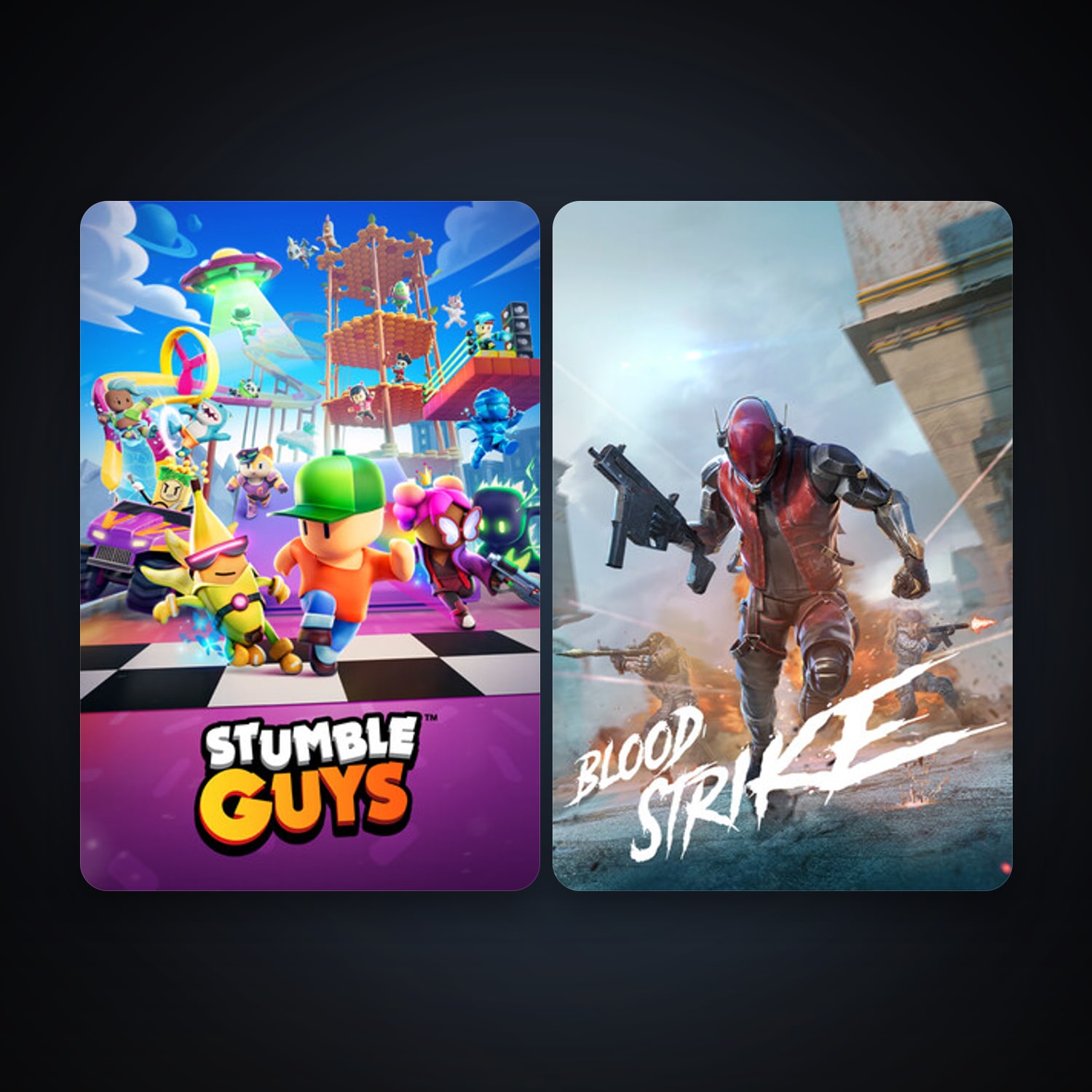 Stumble Guys + Blood Strike, 3 games, clean — HabibiAccounts