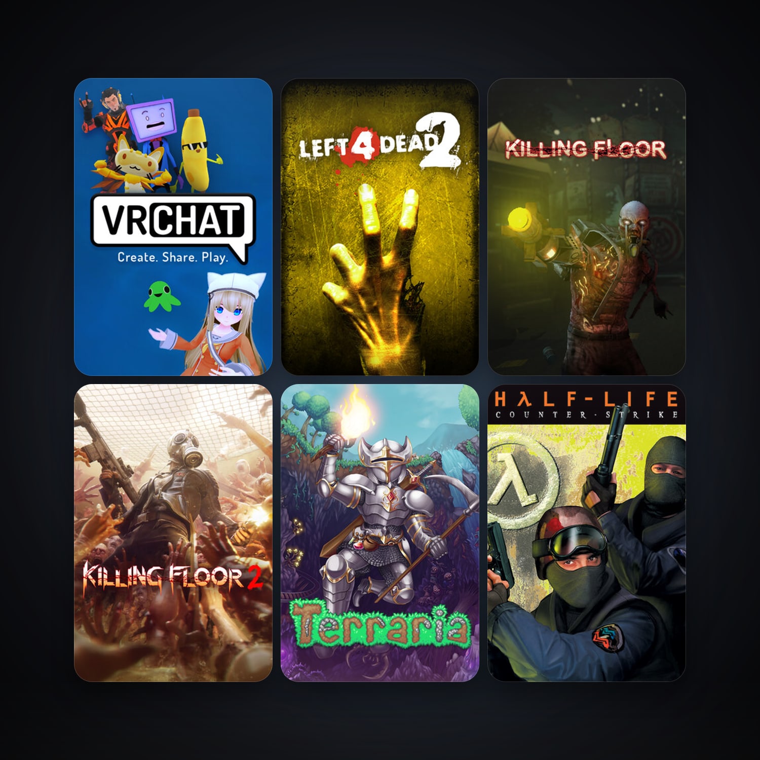 Counter-Strike + Left 4 Dead 2, 20 games, clean — HabibiAccounts