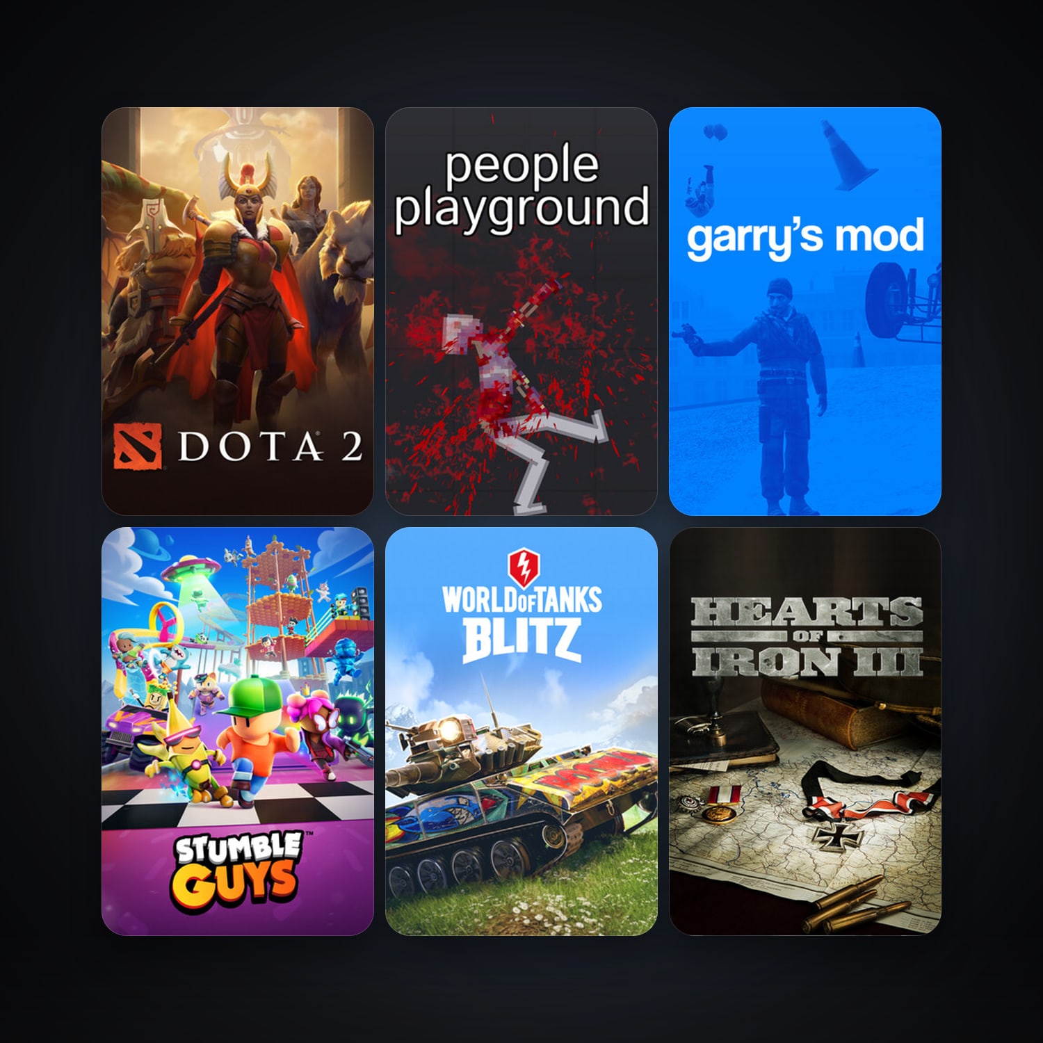 Dota 2 + Garry's Mod, 12 games, clean — HabibiAccounts