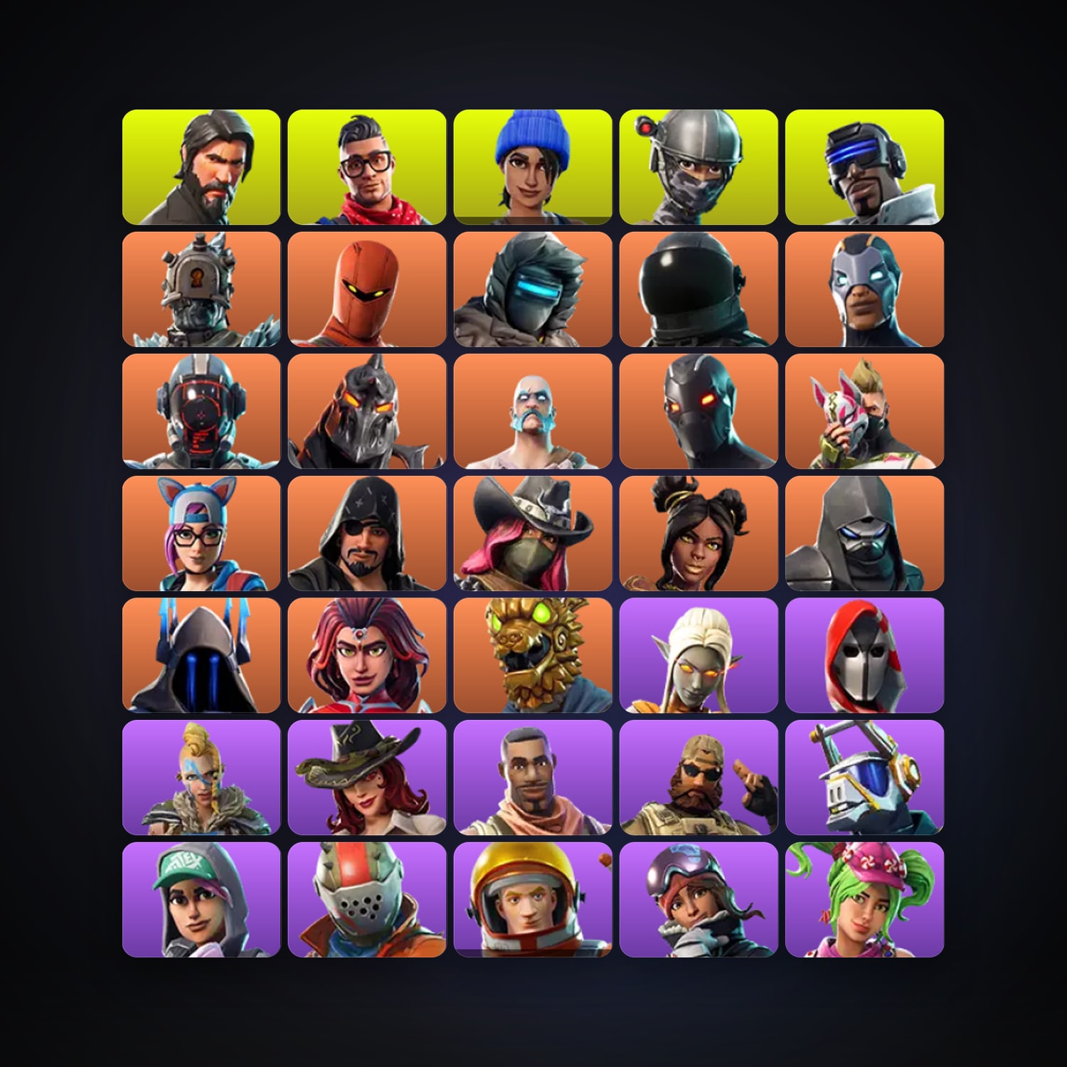 The Prisoner — Hybrid — 50 skins — 150 V-Bucks — lvl 557 — HabibiAccounts