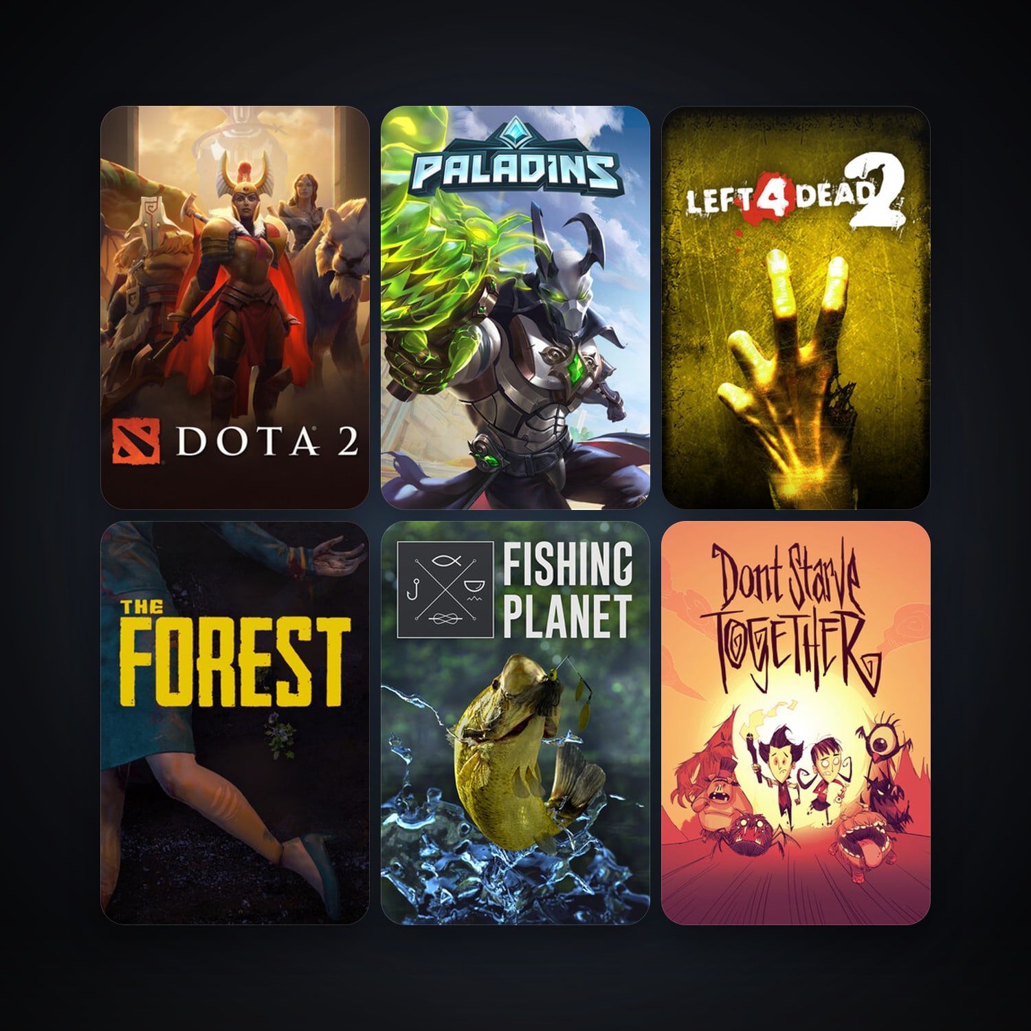 Left 4 Dead 2 + Dota 2, 12 games, clean — HabibiAccounts