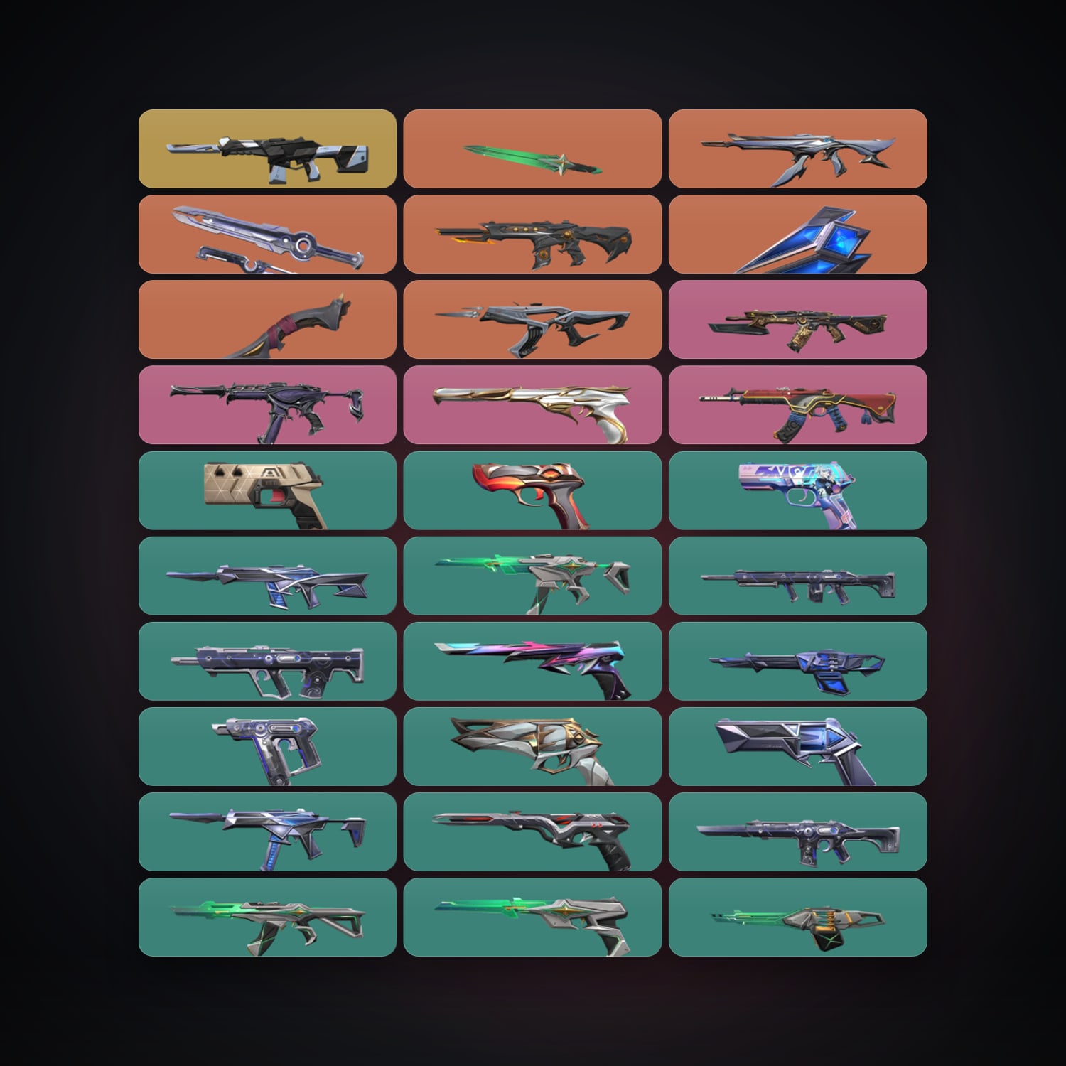 AP Plat 1 locker — 4 knives, 60 skins, lvl 205 — HabibiAccounts