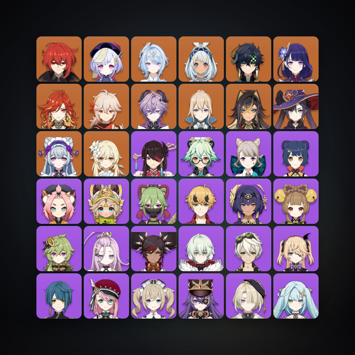 Genshin Impact | AR 56 | 55 Chars | 13× 5★ — Genshin / miHoYo Account — HabibiAccounts