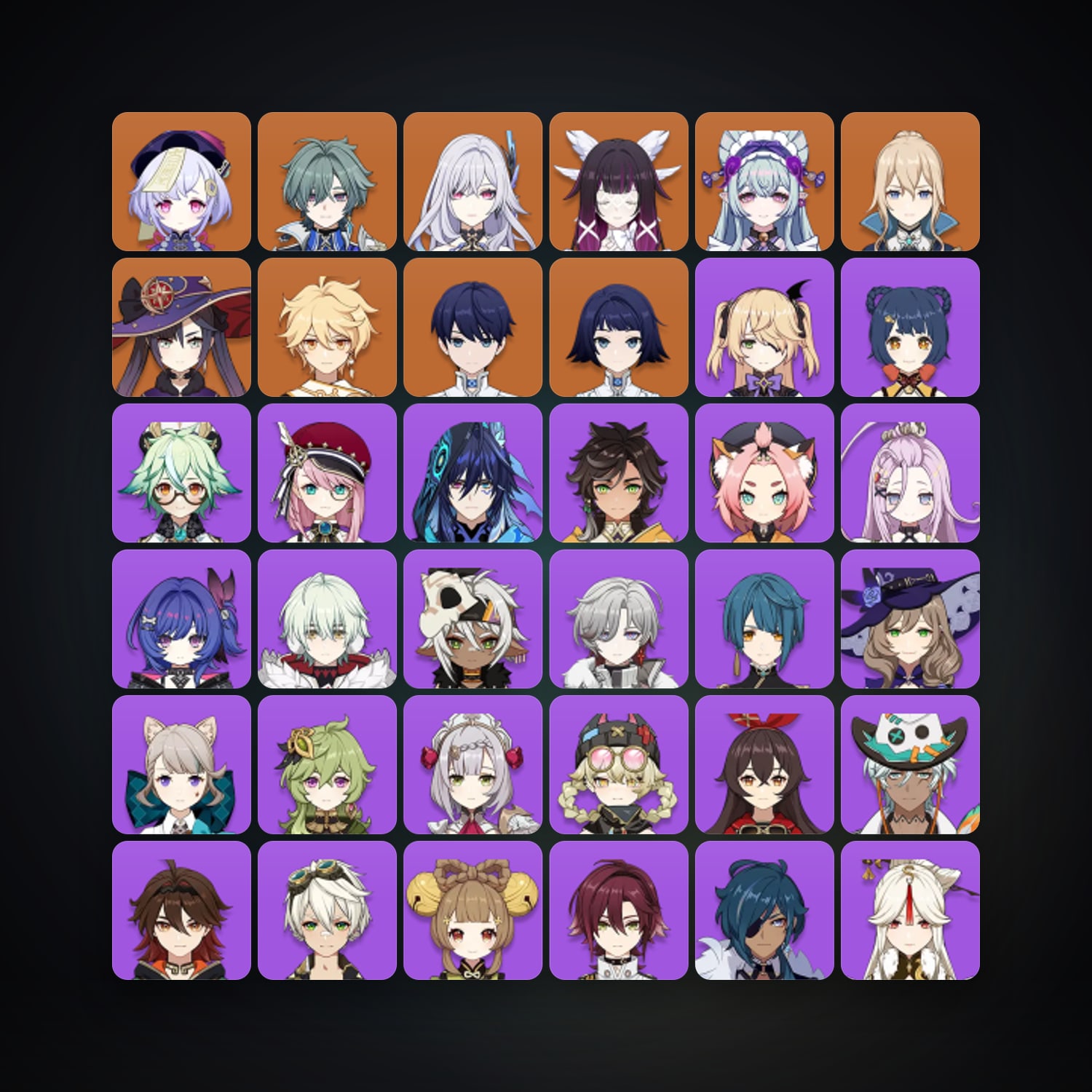 Genshin Impact | AR 55 | 45 Chars | 7× 5★ — HabibiAccounts