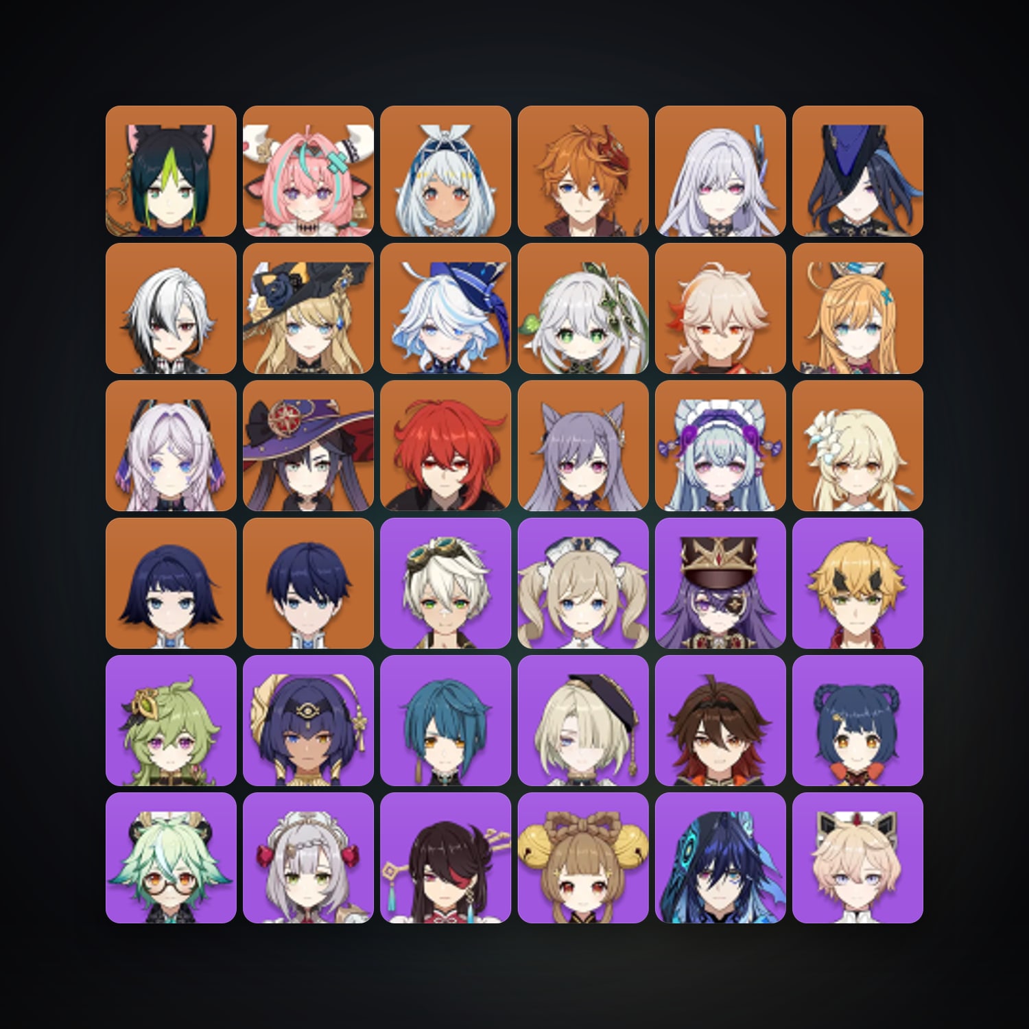 Genshin Impact | AR 58 | 68 Chars | 17× 5★ — Genshin / miHoYo Account — HabibiAccounts