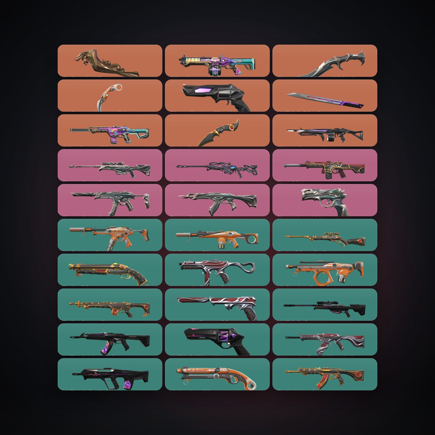 NA Bronze 2 locker — 5 knives, 66 skins, lvl 129 — HabibiAccounts