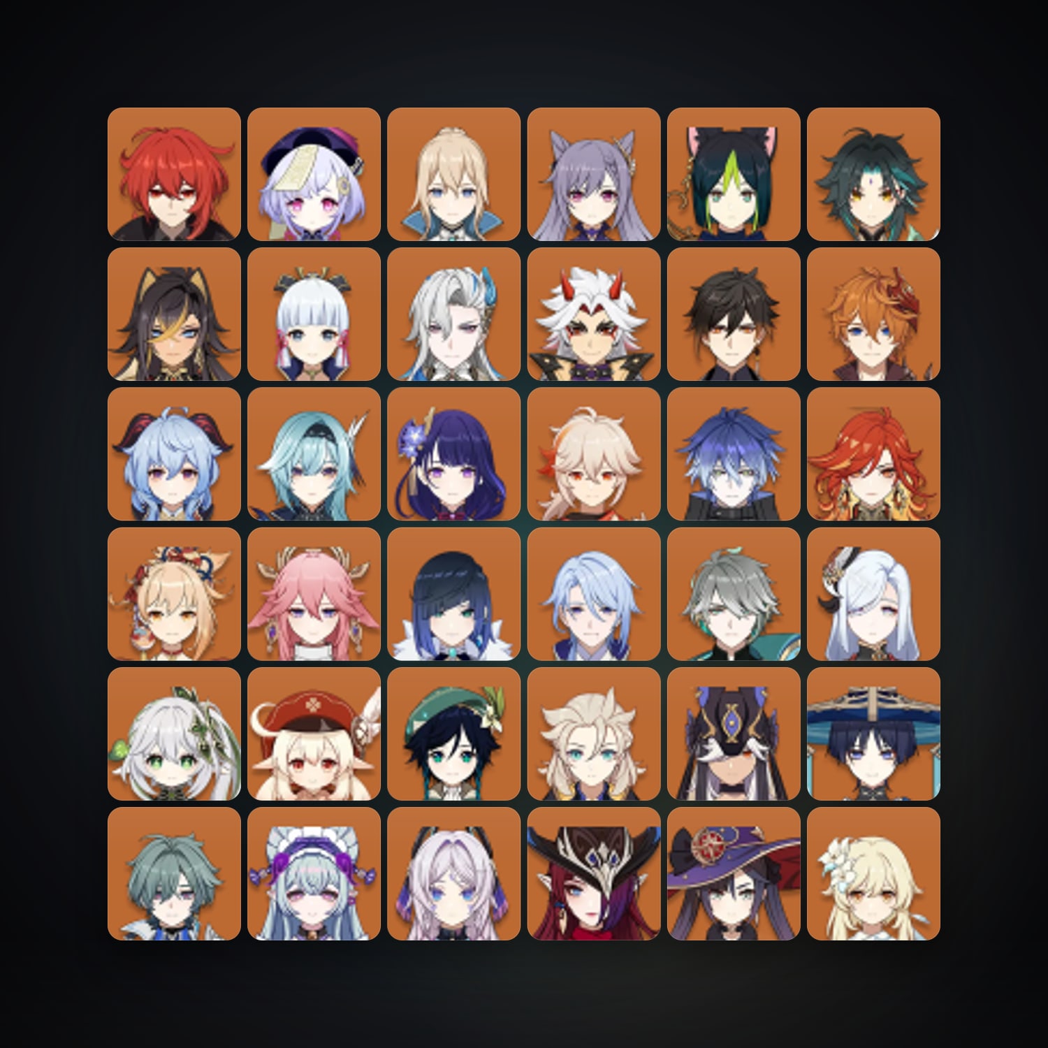 Genshin Impact | AR 59 | 86 Chars | 35× 5★ — Genshin / miHoYo Account — HabibiAccounts